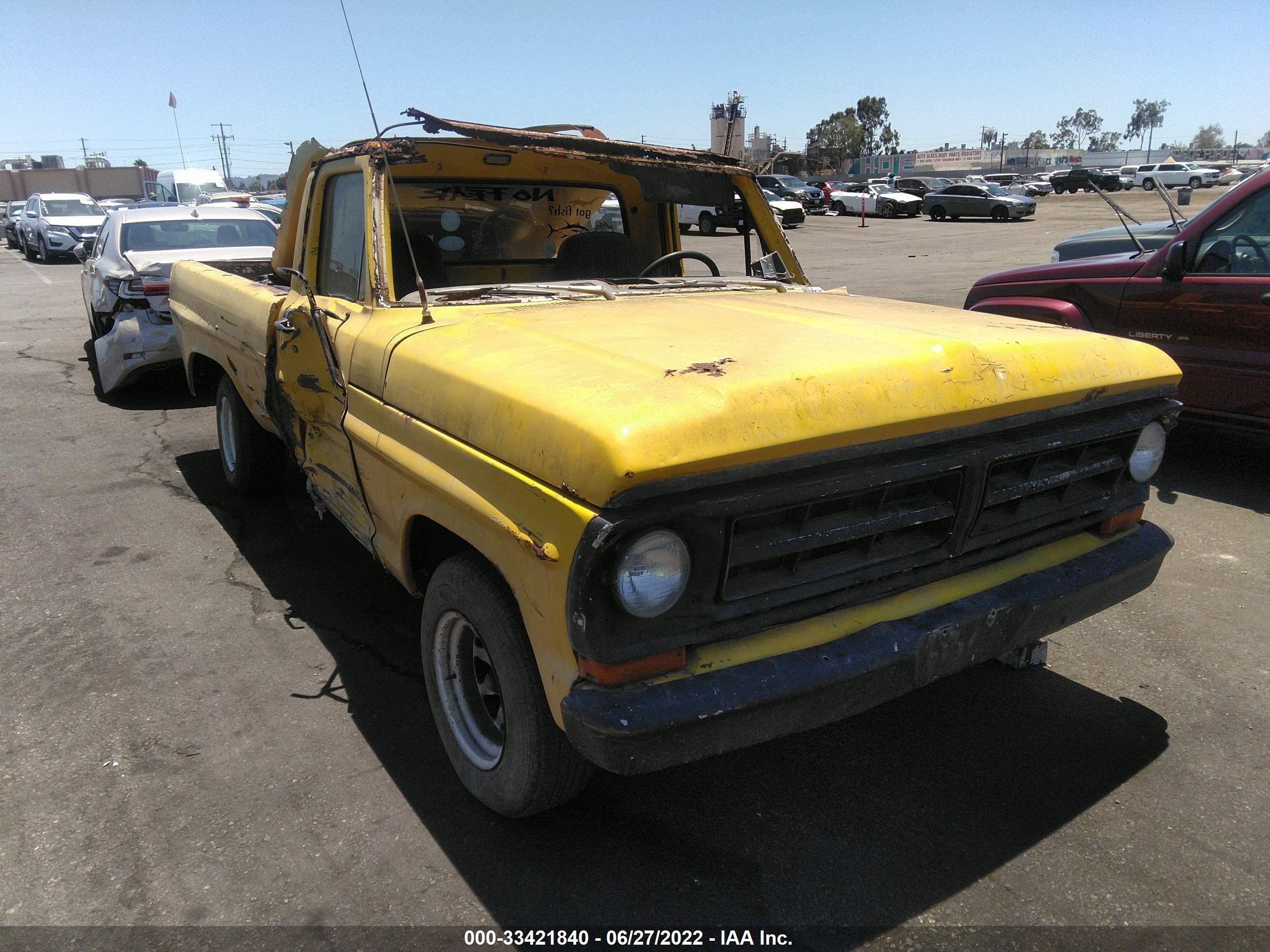 ford f-150 1971 000000f10grk80385