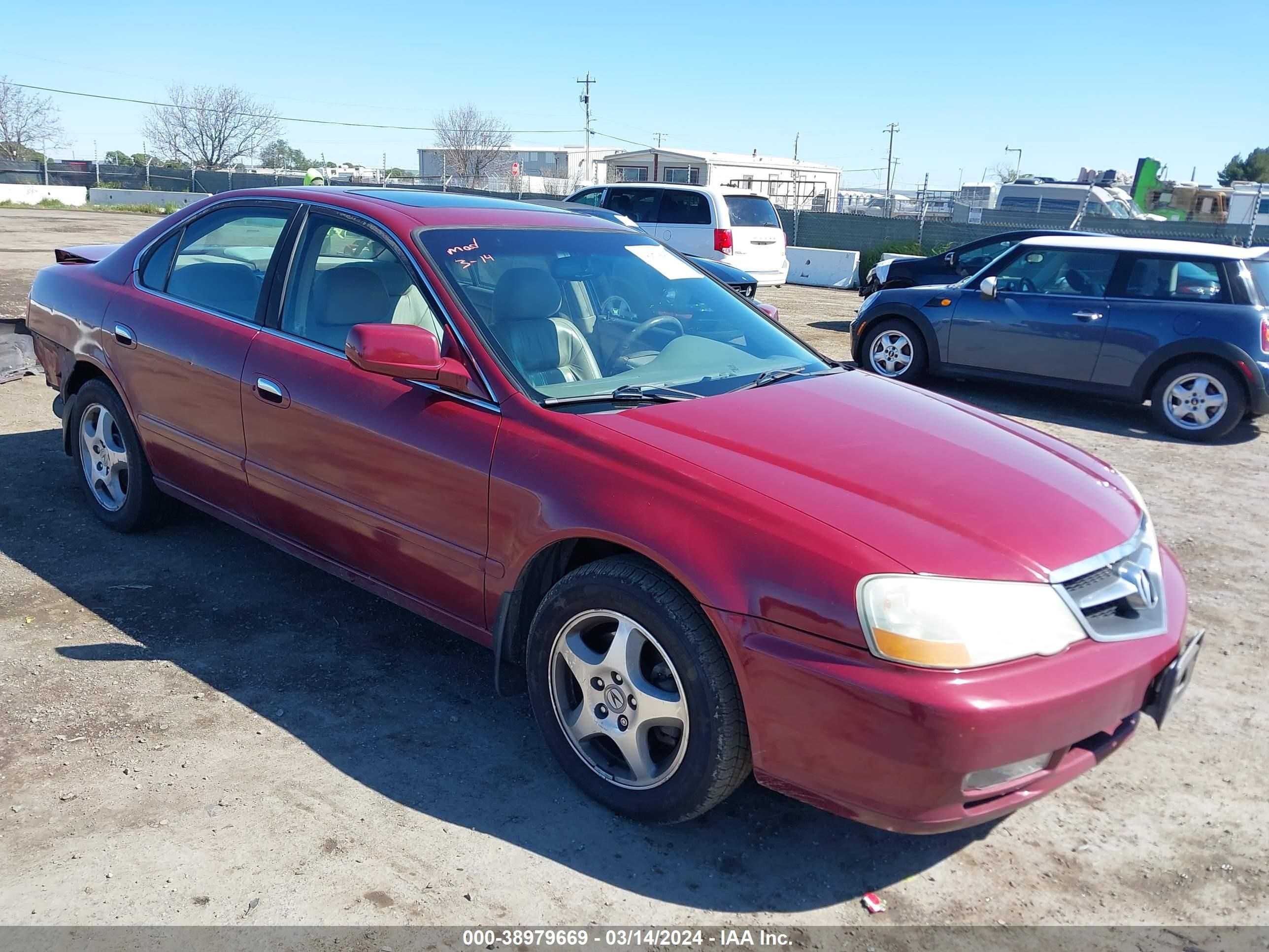 acura tl 2003 19uua56603a089043