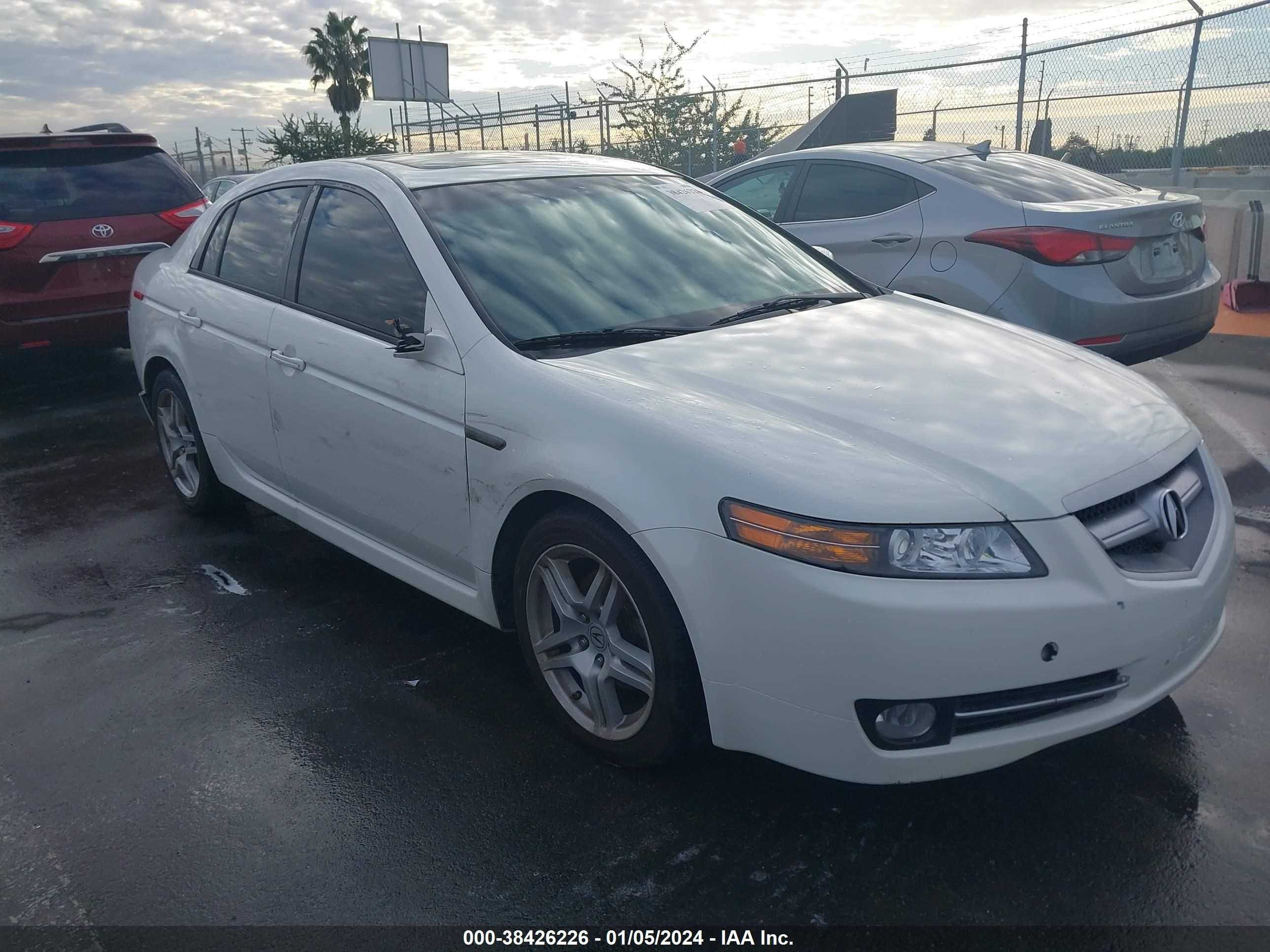 acura tl 2007 19uua66207a001858