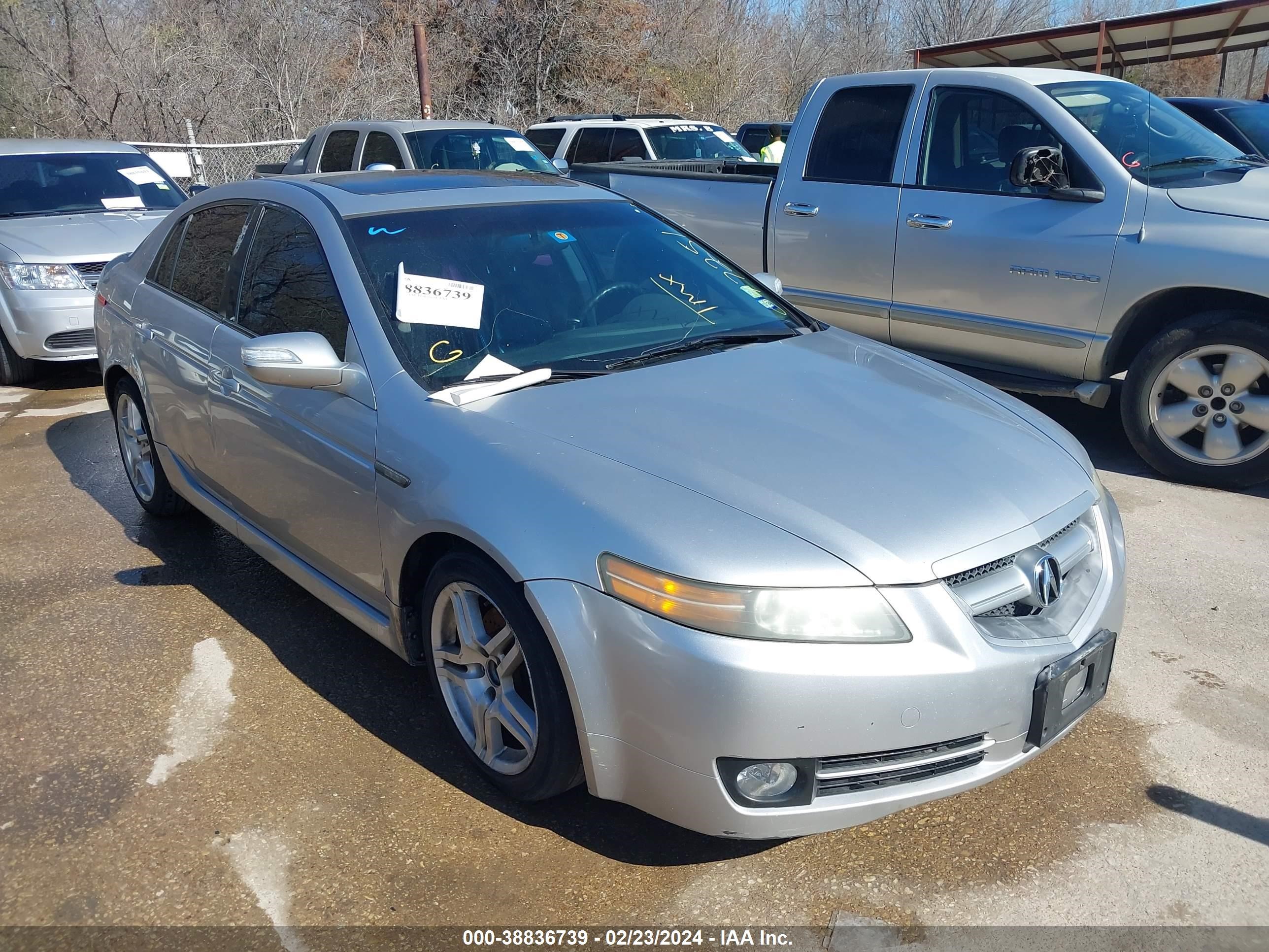 acura tl 2007 19uua66257a047251