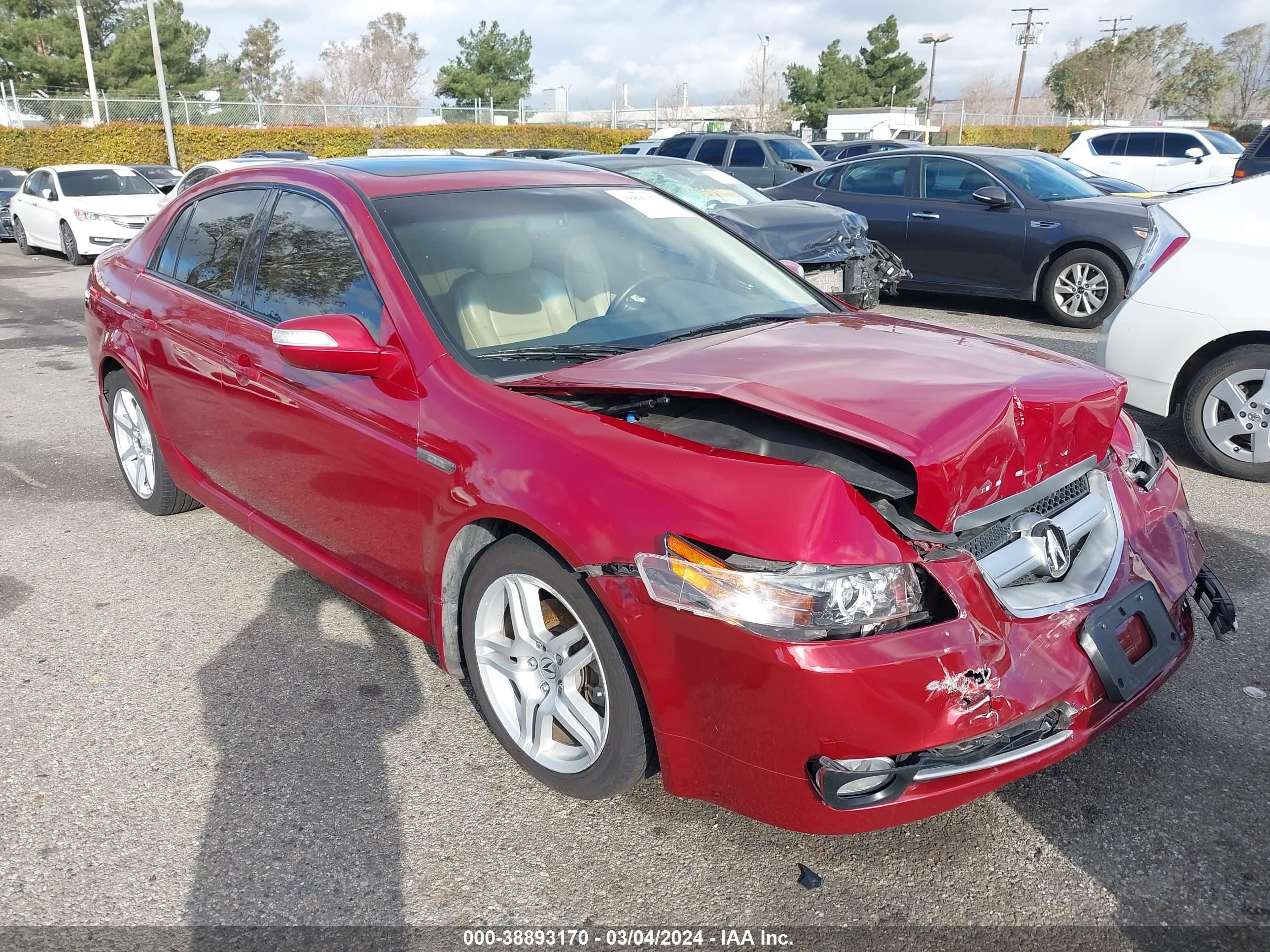 acura tl 2007 19uua66257a048335