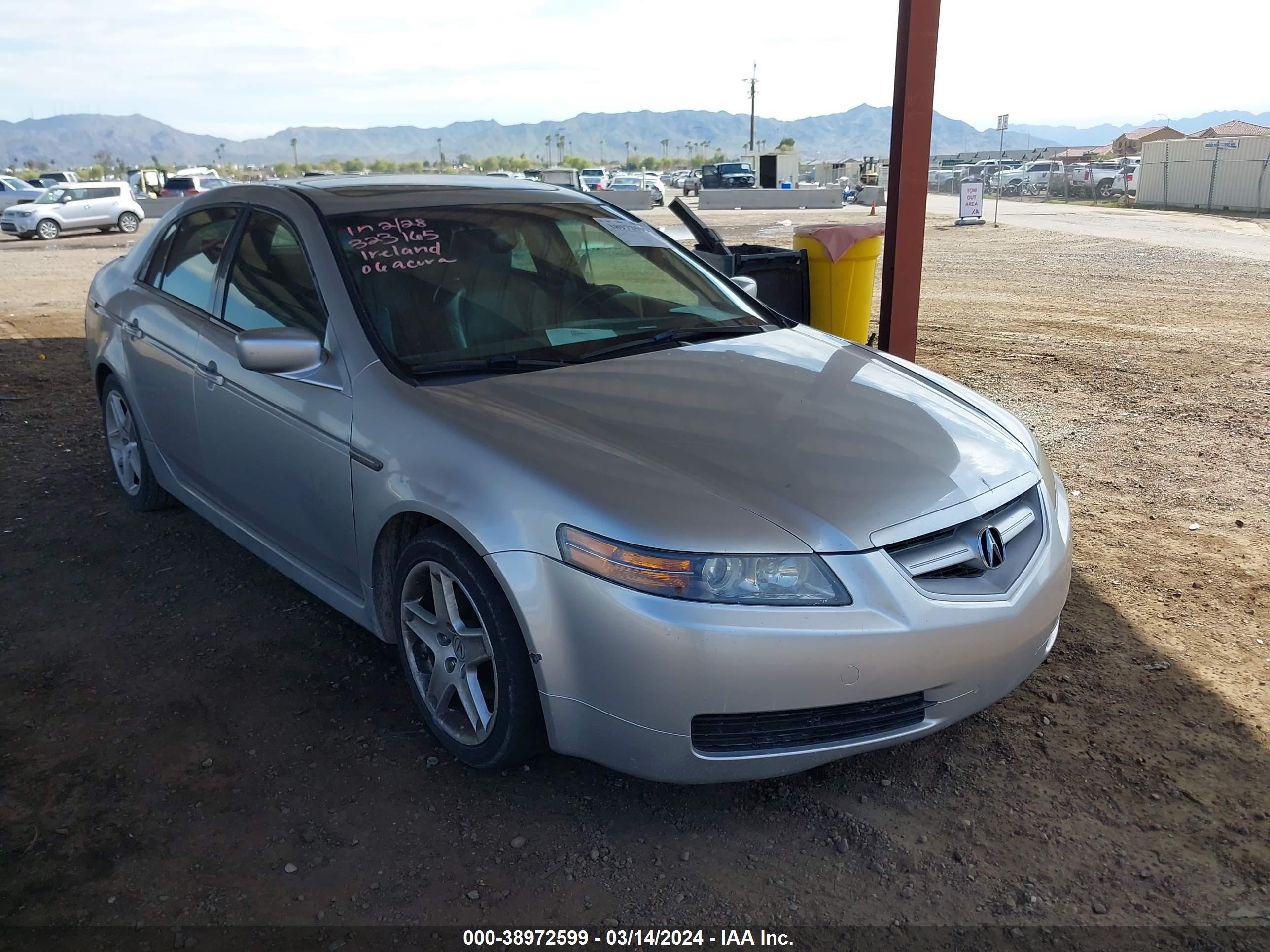 acura tl 2006 19uua66266a017934