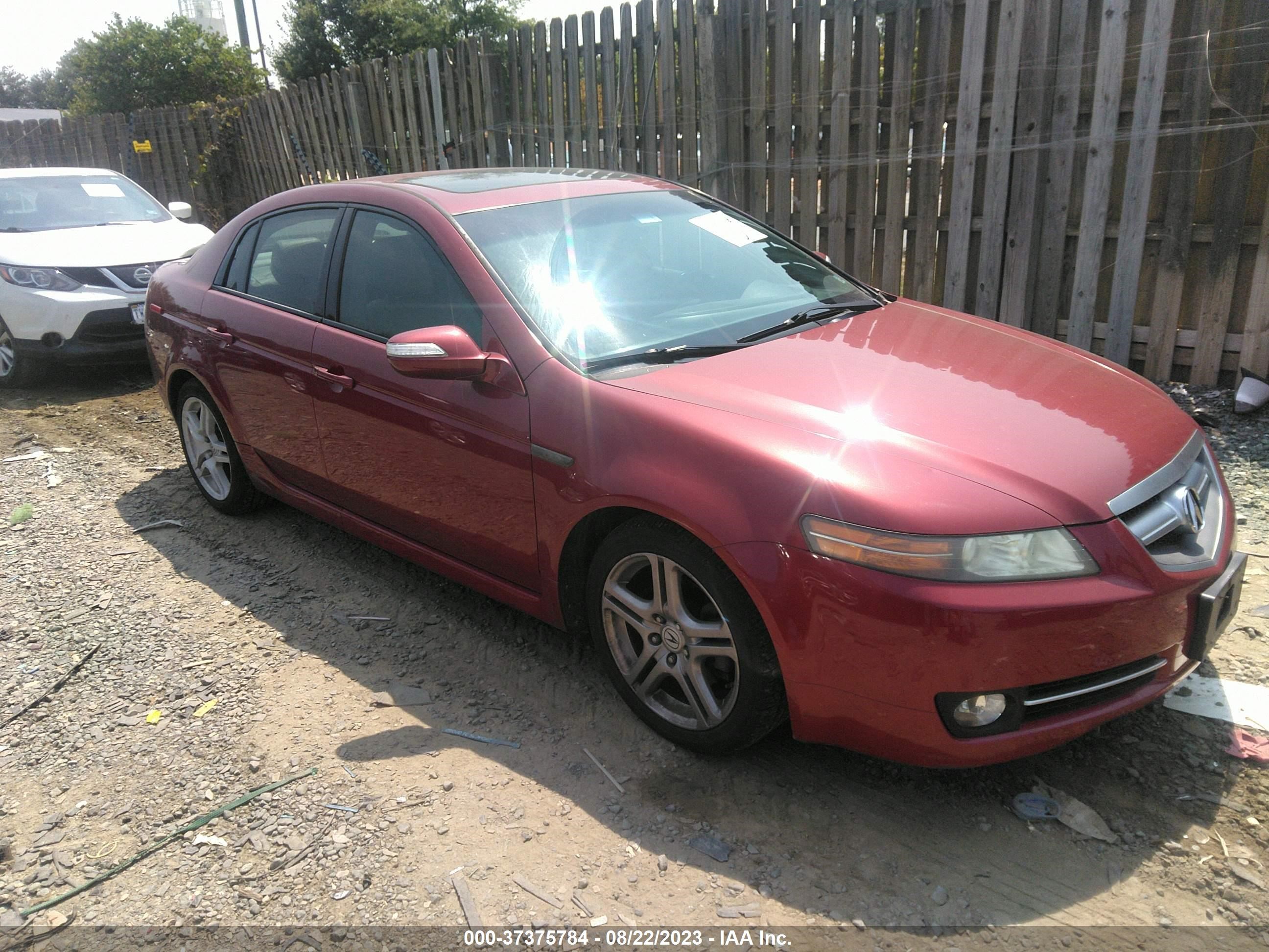 acura tl 2007 19uua66287a004829