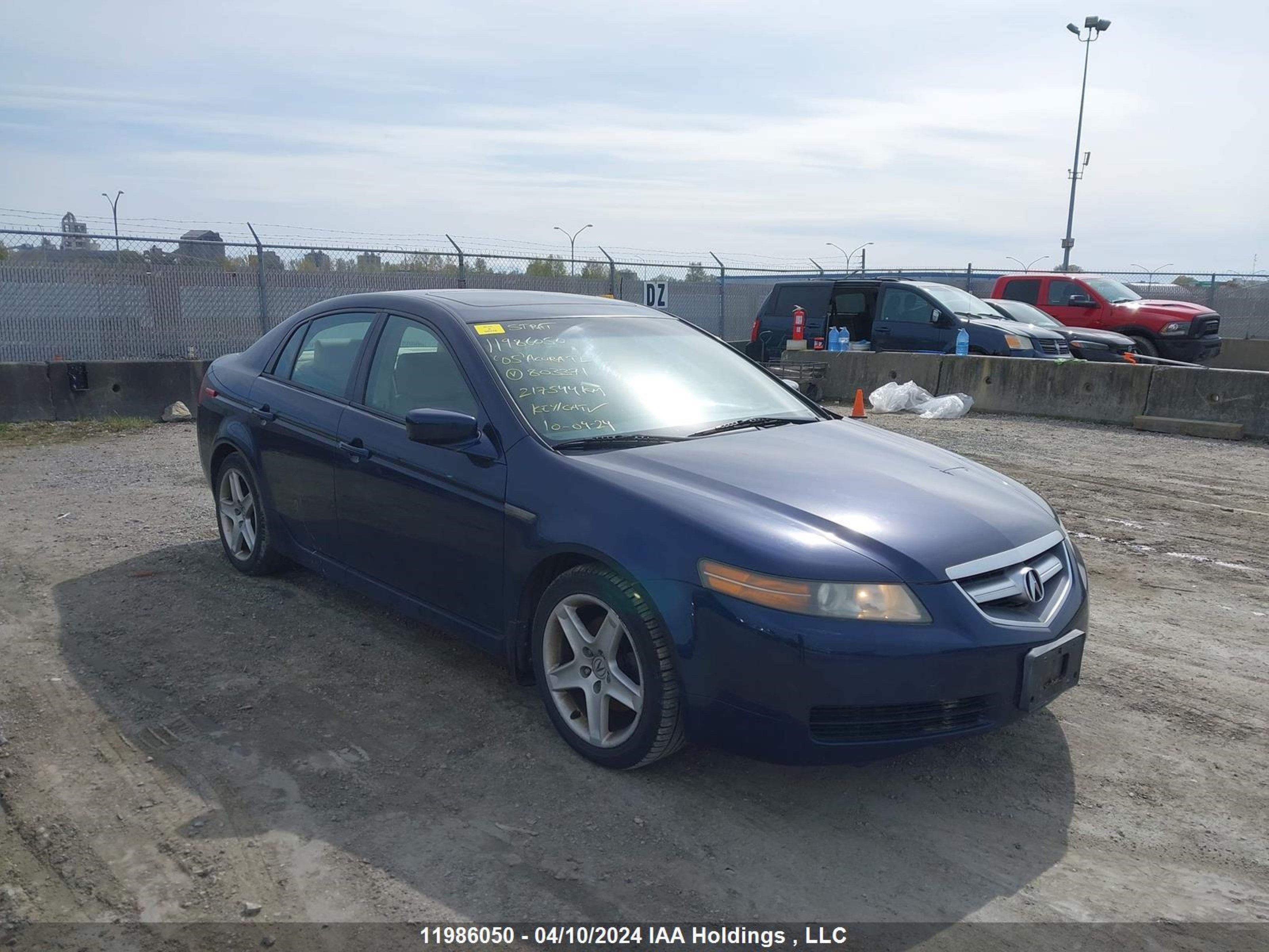 acura tl 2005 19uua66295a803371