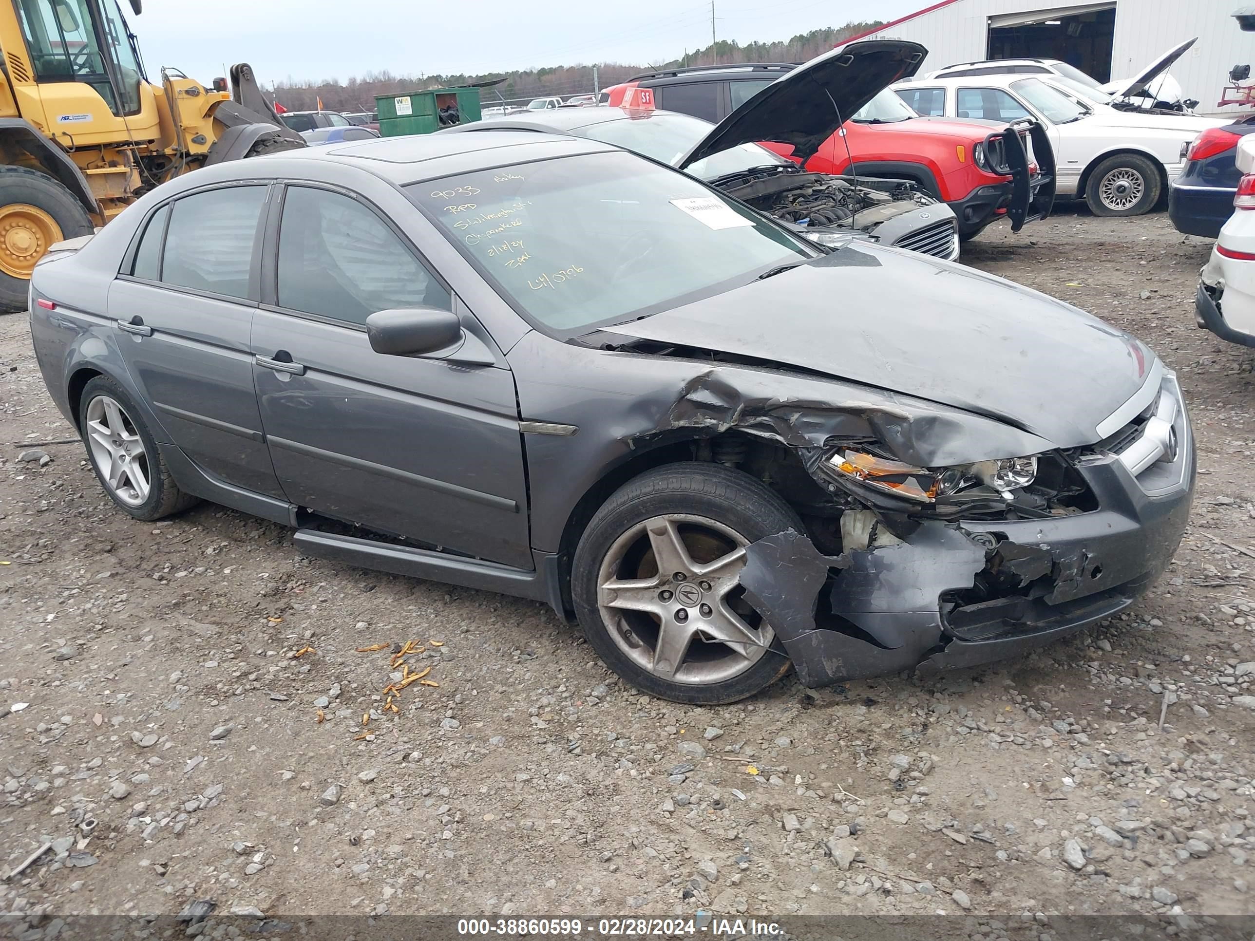 acura tl 2006 19uua662x6a070796