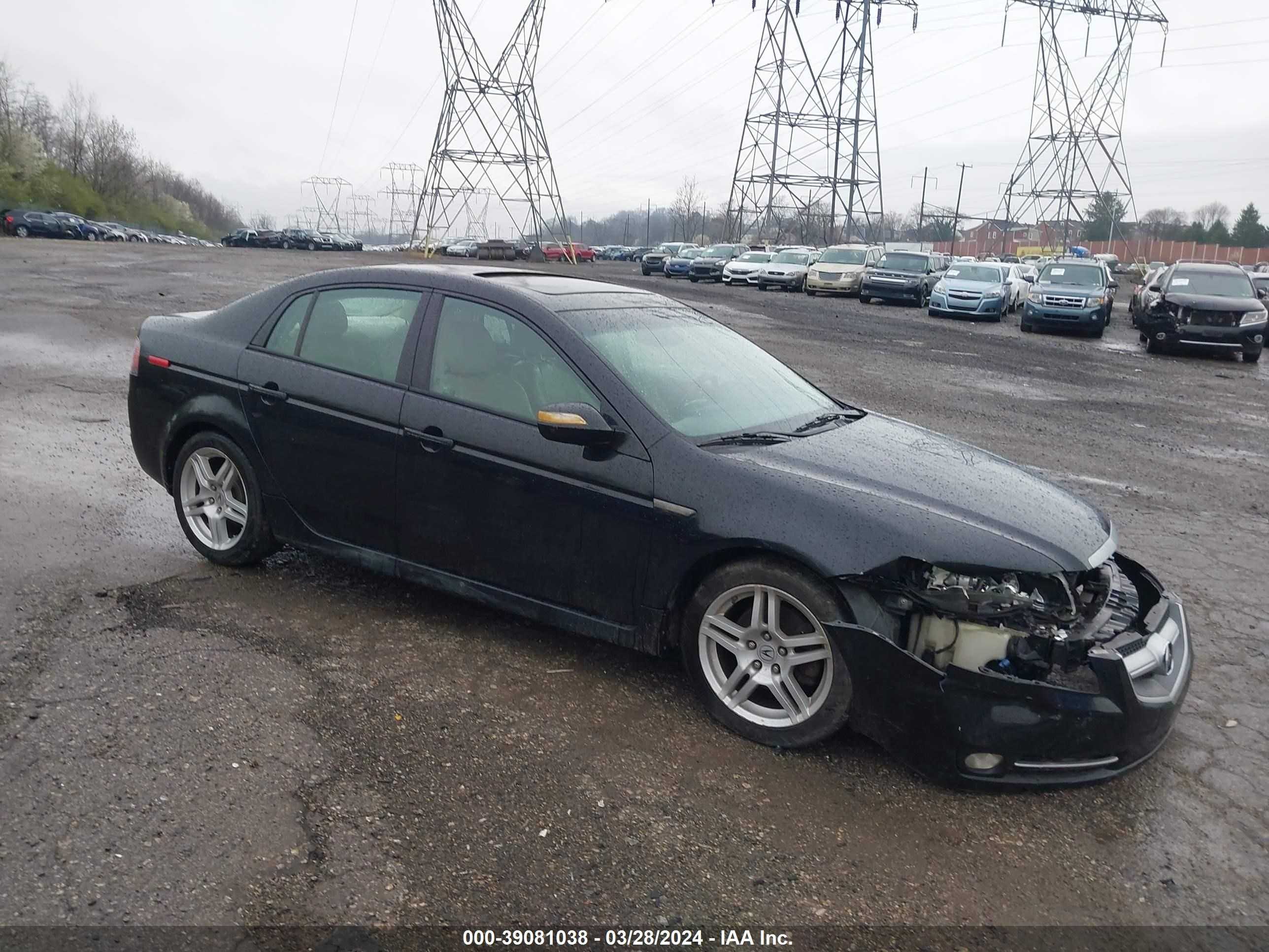 acura tl 2007 19uua662x7a028727