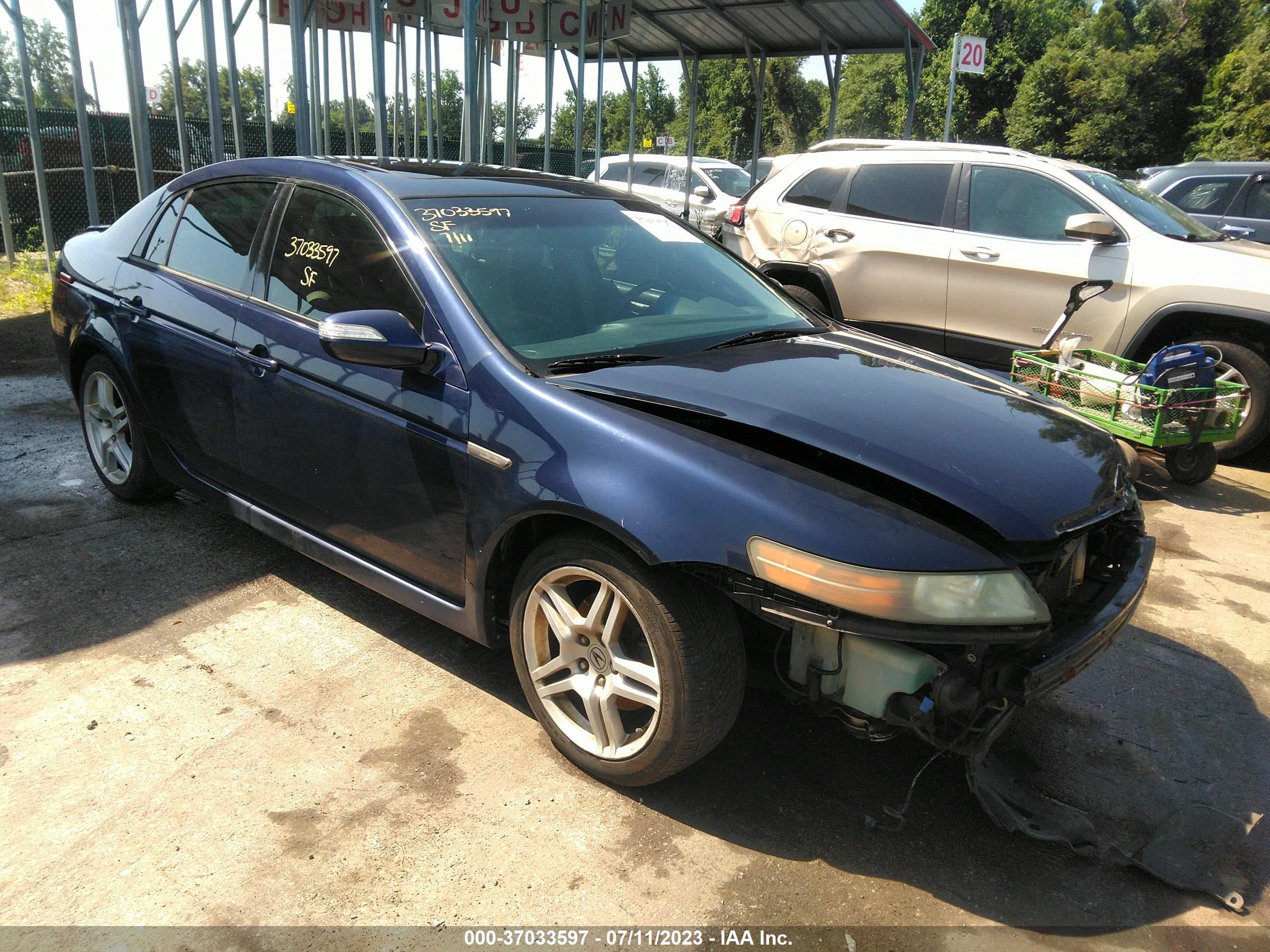 acura tl 2007 19uua662x7a043762