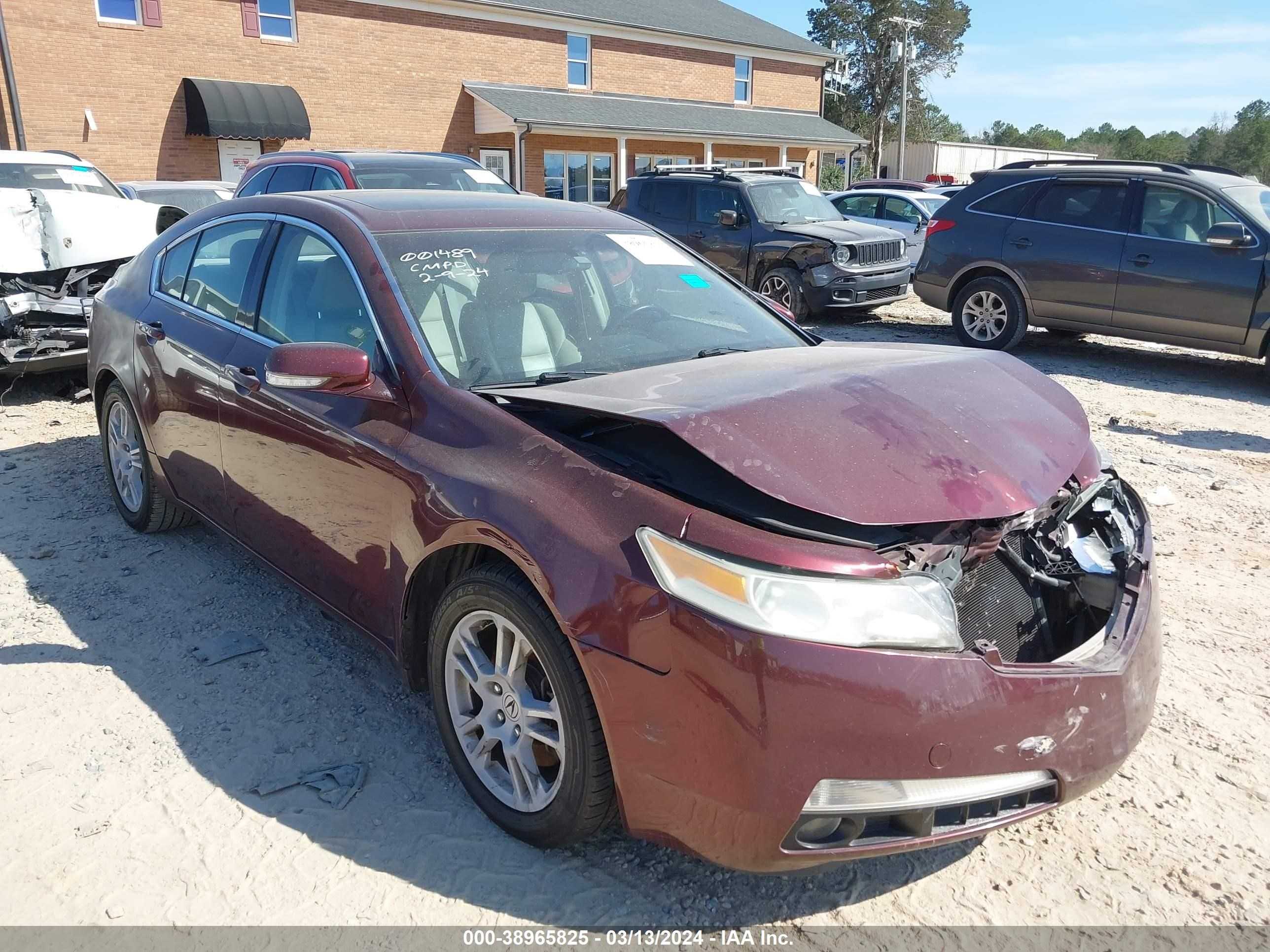 acura tl 2009 19uua86289a001489