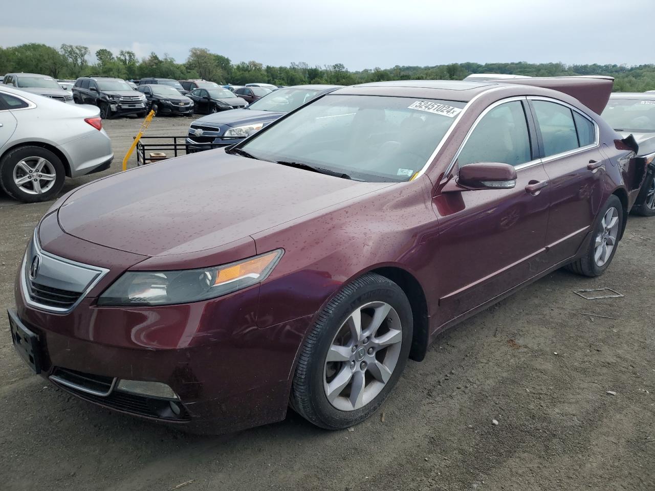 acura tl 2013 19uua8f54da002495