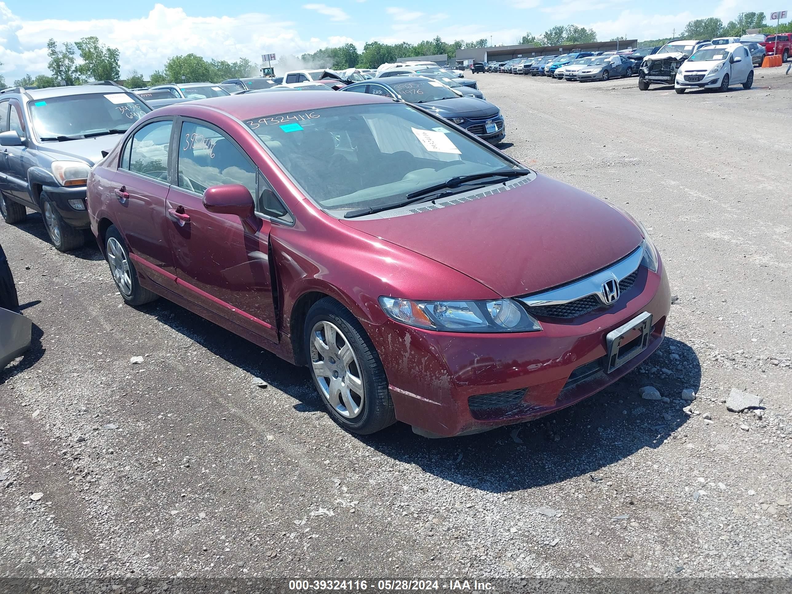 honda civic 2009 19xfa16509e018213