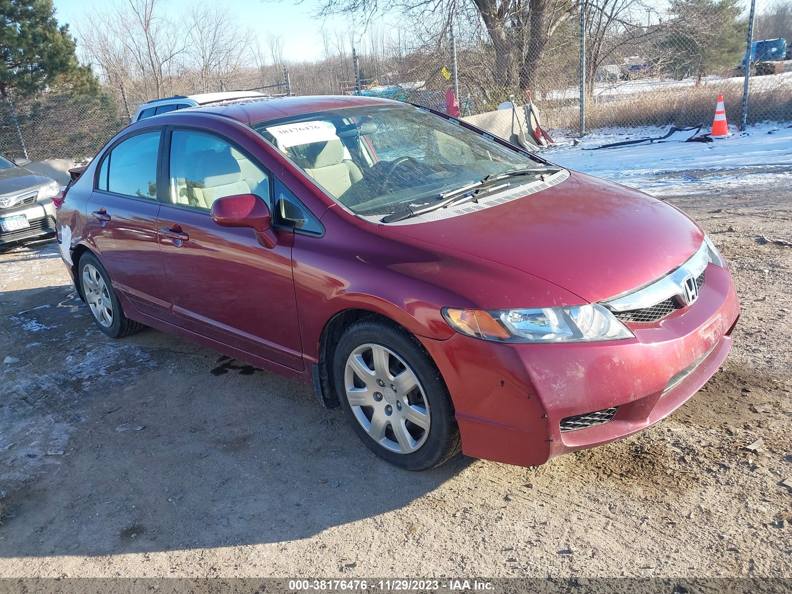 honda civic 2009 19xfa16559e000421