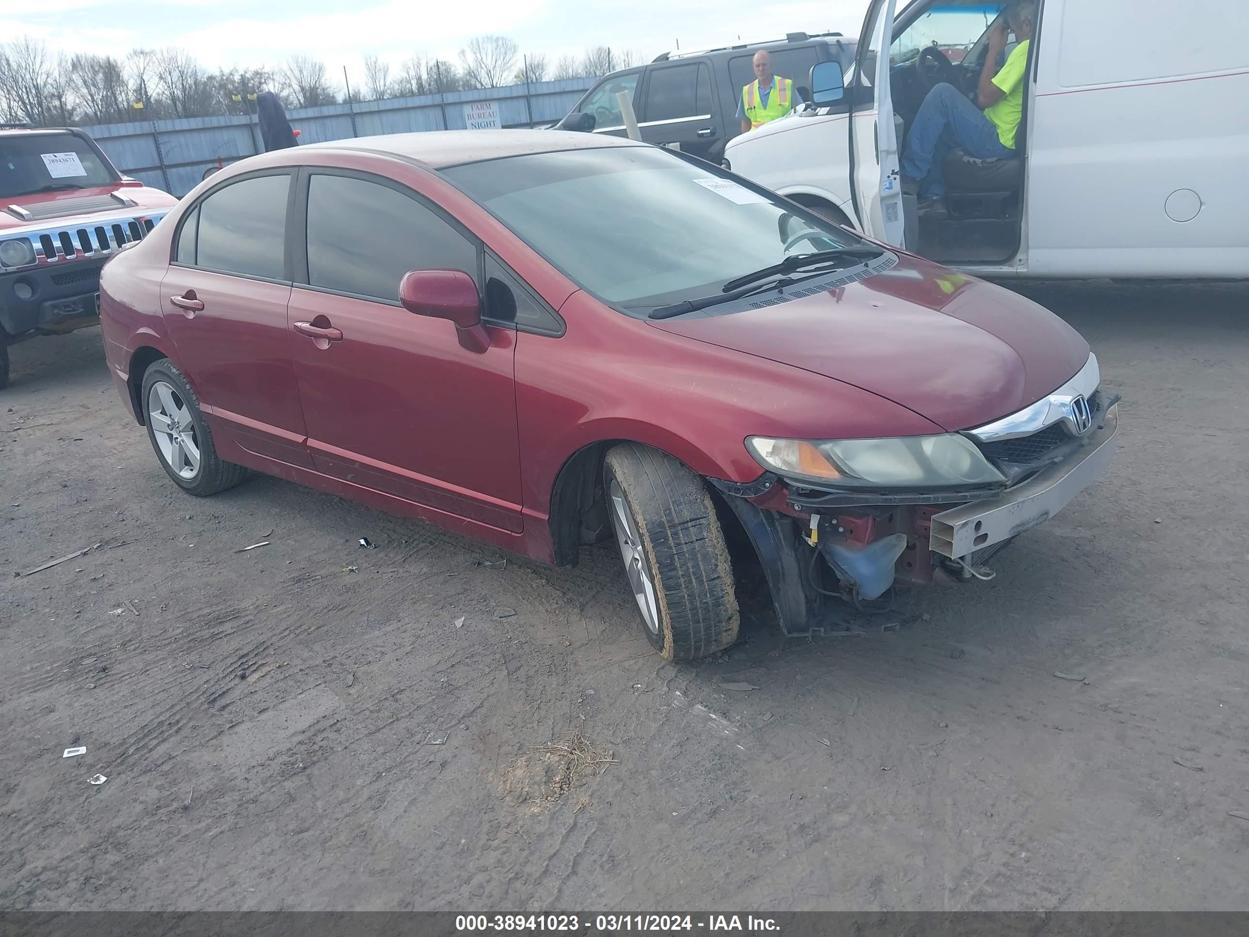 honda civic 2009 19xfa166x9e046173