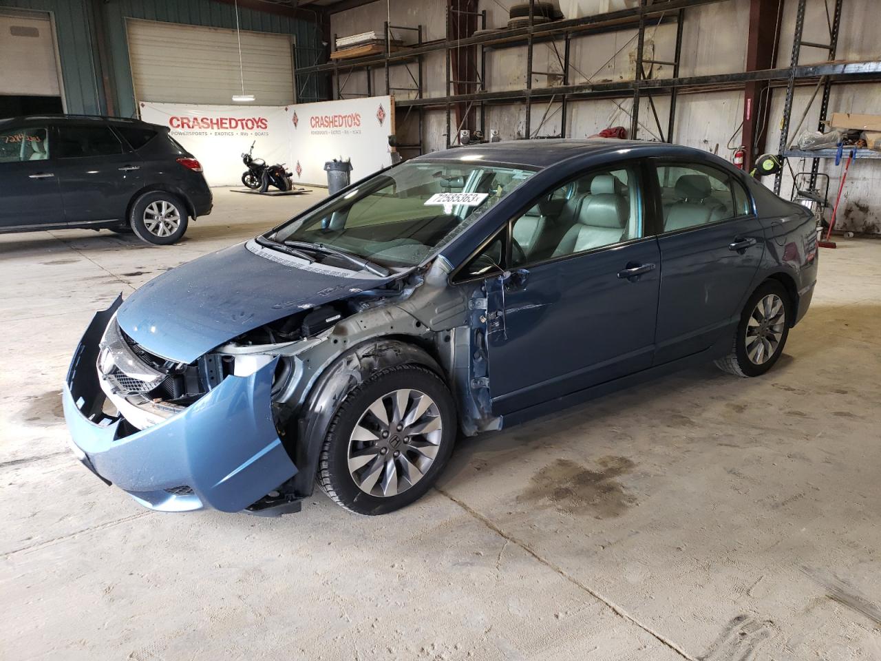 honda civic exl 2009 19xfa16989e001744