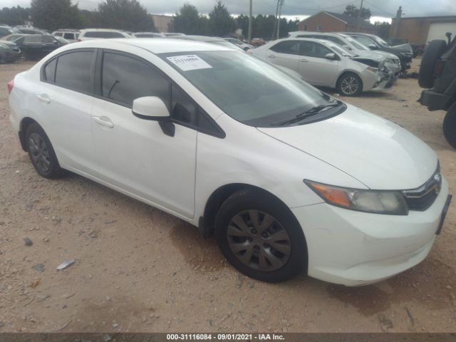 honda civic sdn 2012 19xfb2f54ce100553