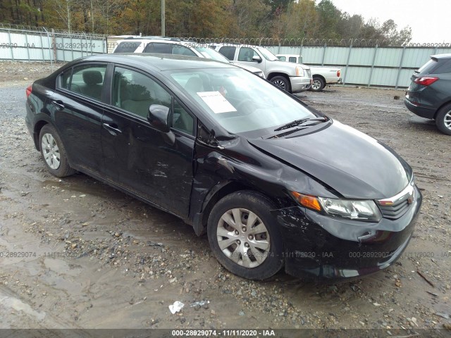 honda civic sdn 2012 19xfb2f54ce107342