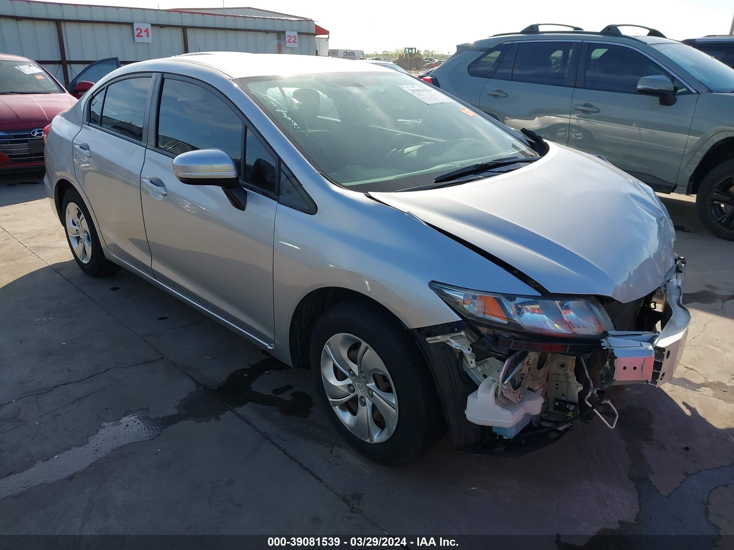 honda civic 2014 19xfb2f54ee076788