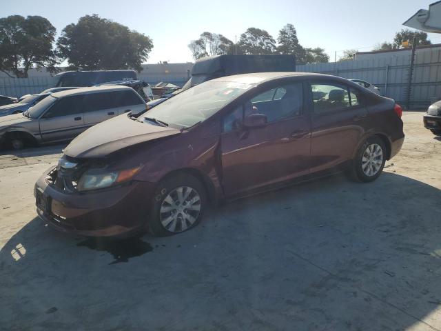 honda civic 2012 19xfb2f57ce345640