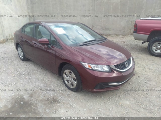 honda civic sedan 2014 19xfb2f57ee053134