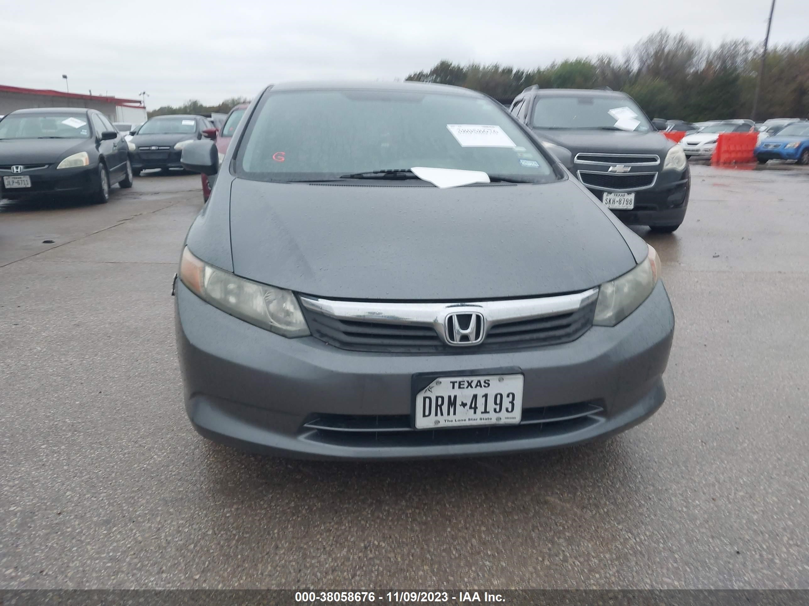 honda civic 2012 19xfb2f58ce064592