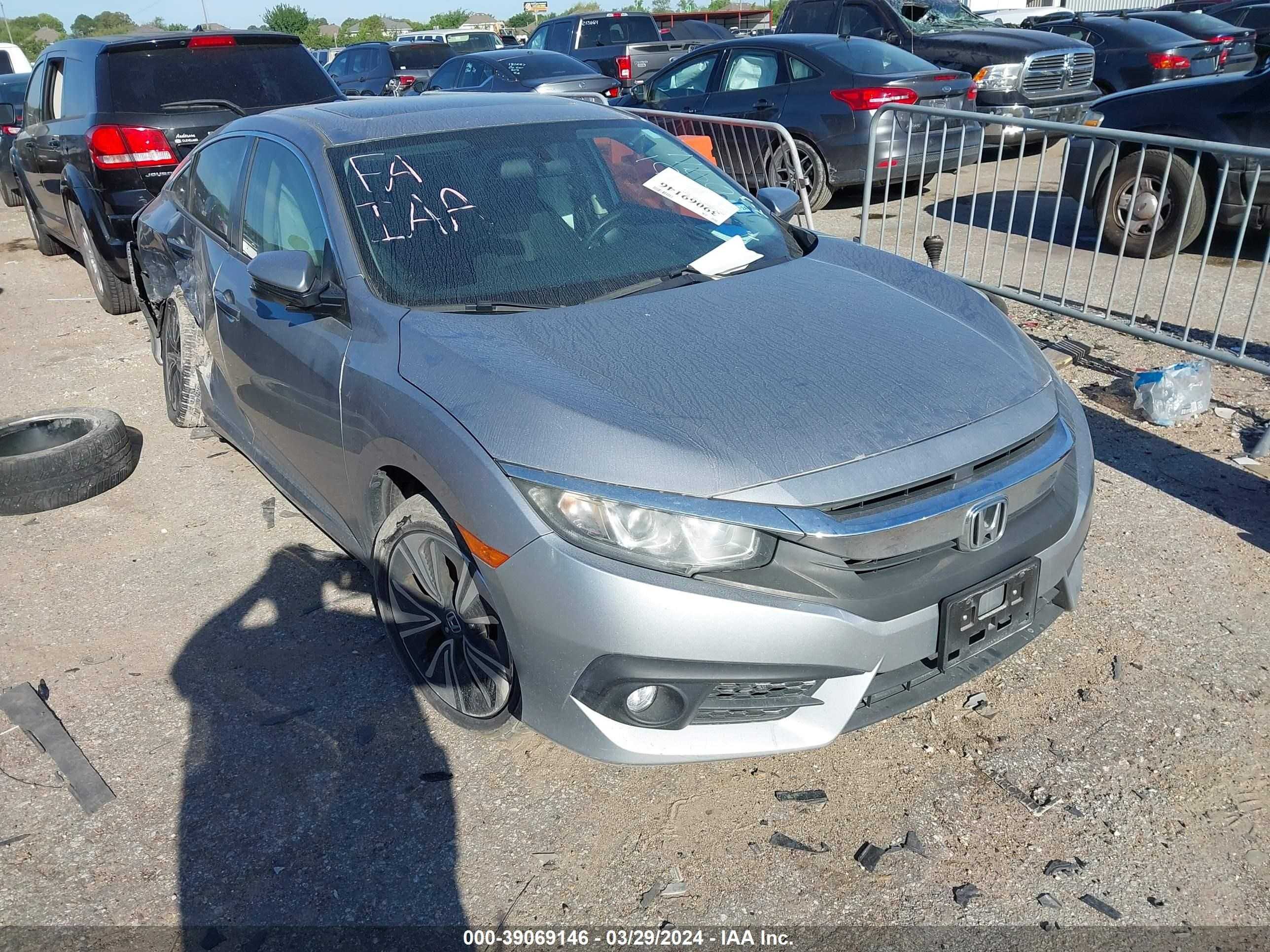 honda civic 2016 19xfc1f39ge010911