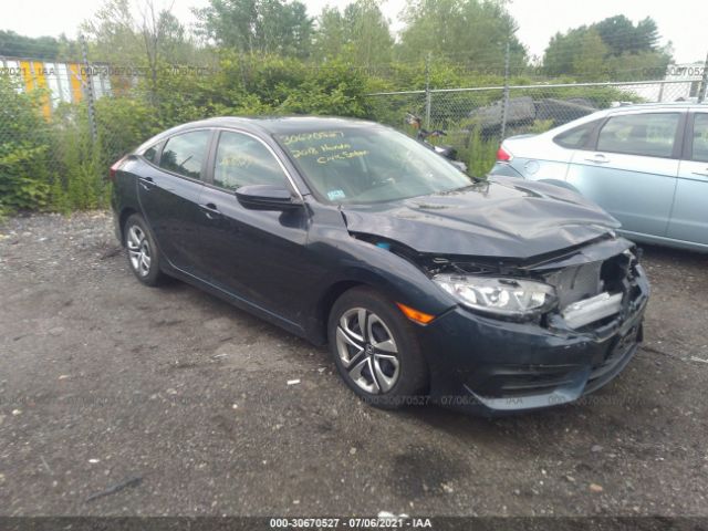 honda civic sedan 2018 19xfc2e54je011190