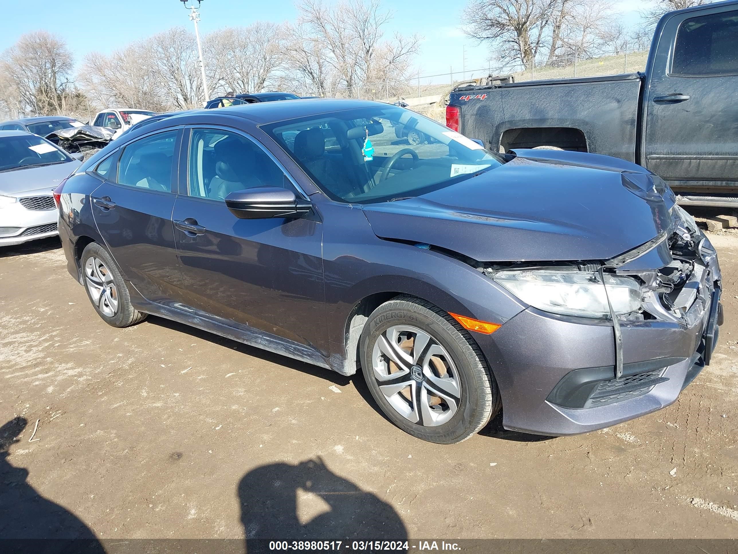 honda civic 2016 19xfc2f51ge095055