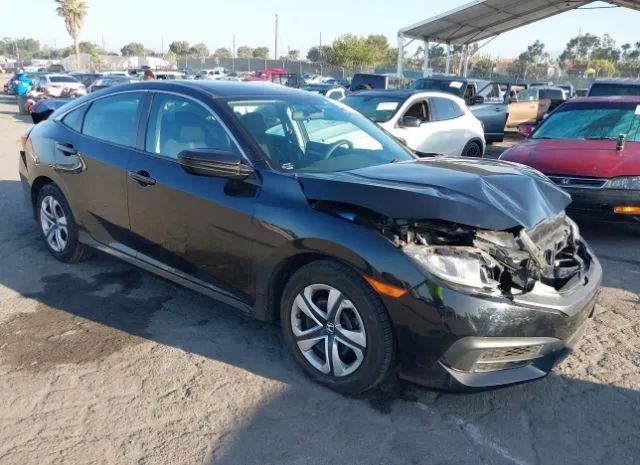 honda civic sedan 2017 19xfc2f51he058105