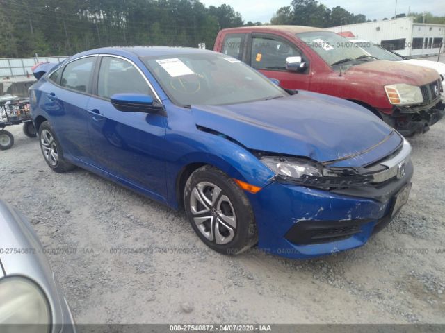 honda civic sedan 2017 19xfc2f51he066348