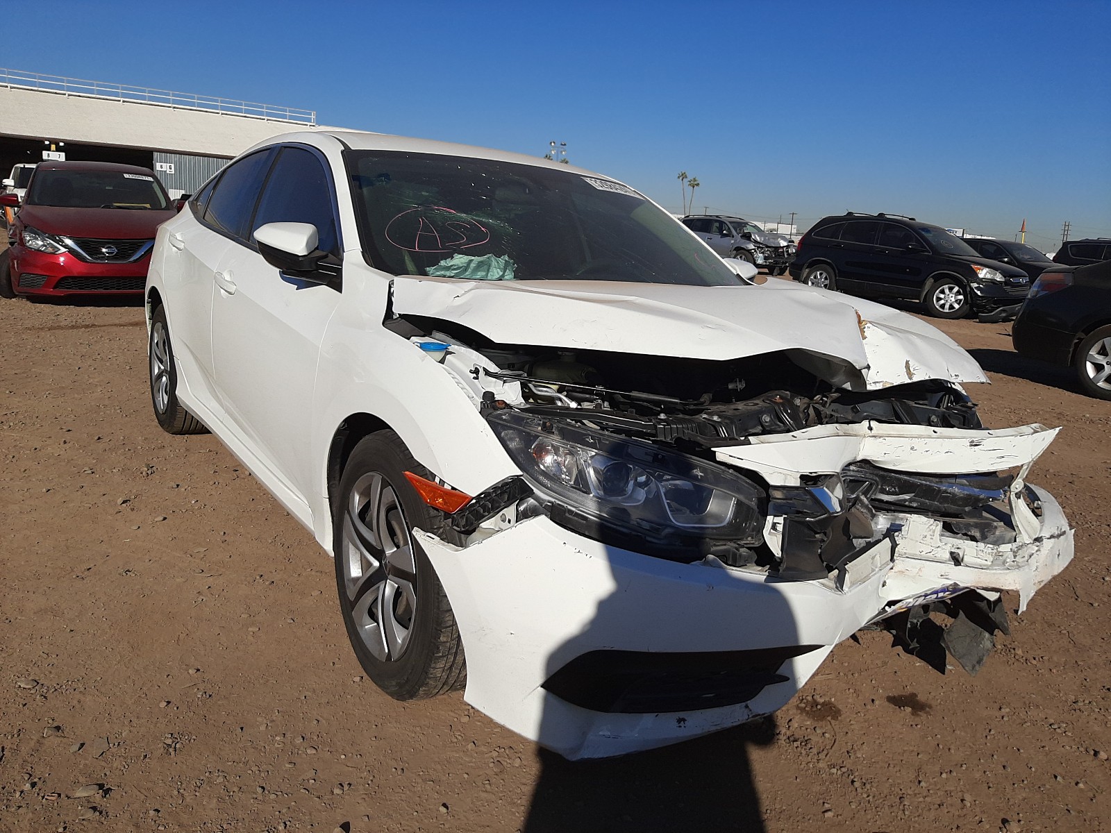 honda civic lx 2016 19xfc2f54ge207587