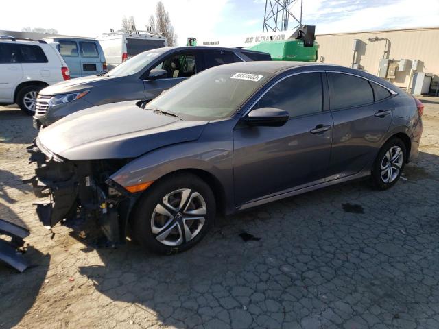 honda civic lx 2017 19xfc2f54he223368