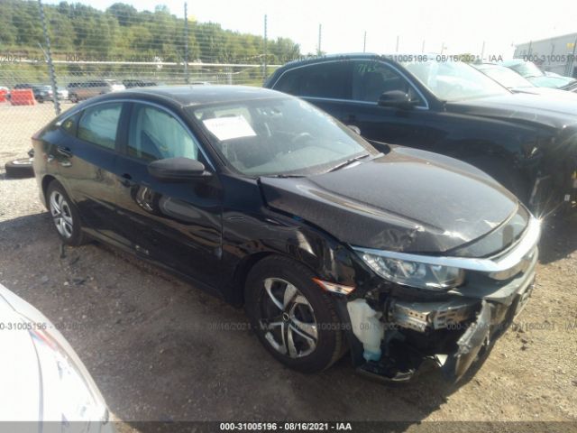 honda civic sedan 2017 19xfc2f56he054633