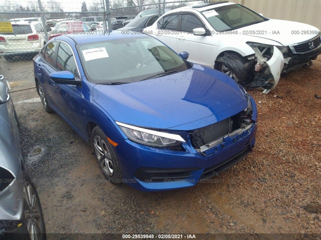 honda civic sedan 2017 19xfc2f57he074390