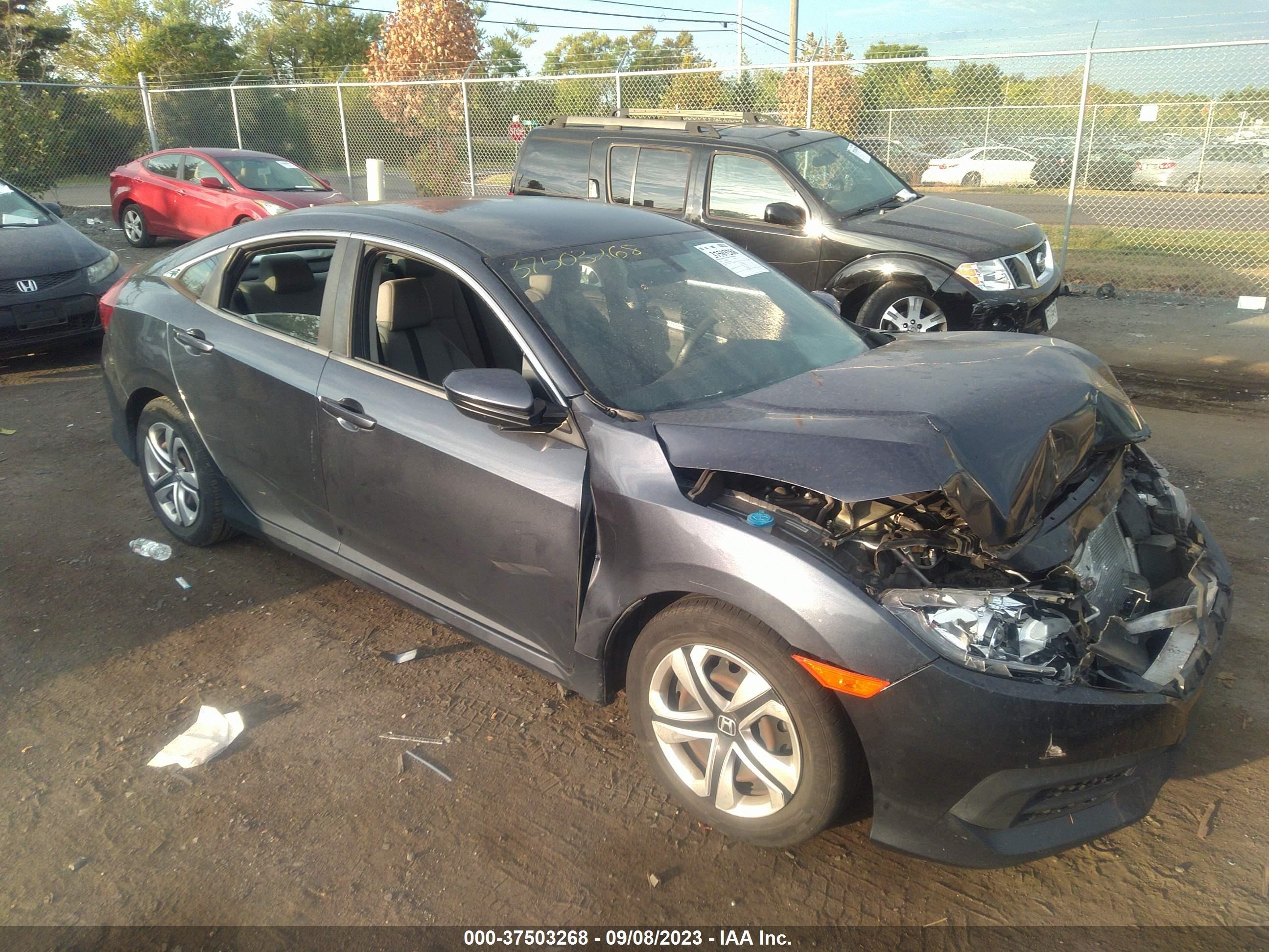 honda civic 2016 19xfc2f58ge239846