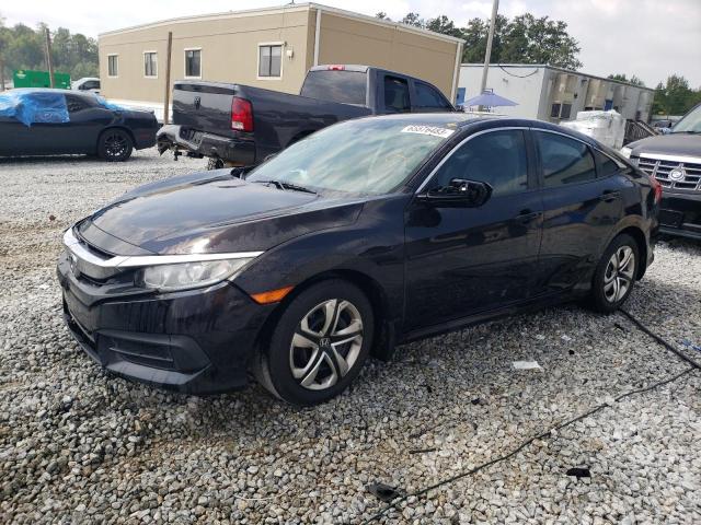 honda civic lx 2017 19xfc2f59he056957