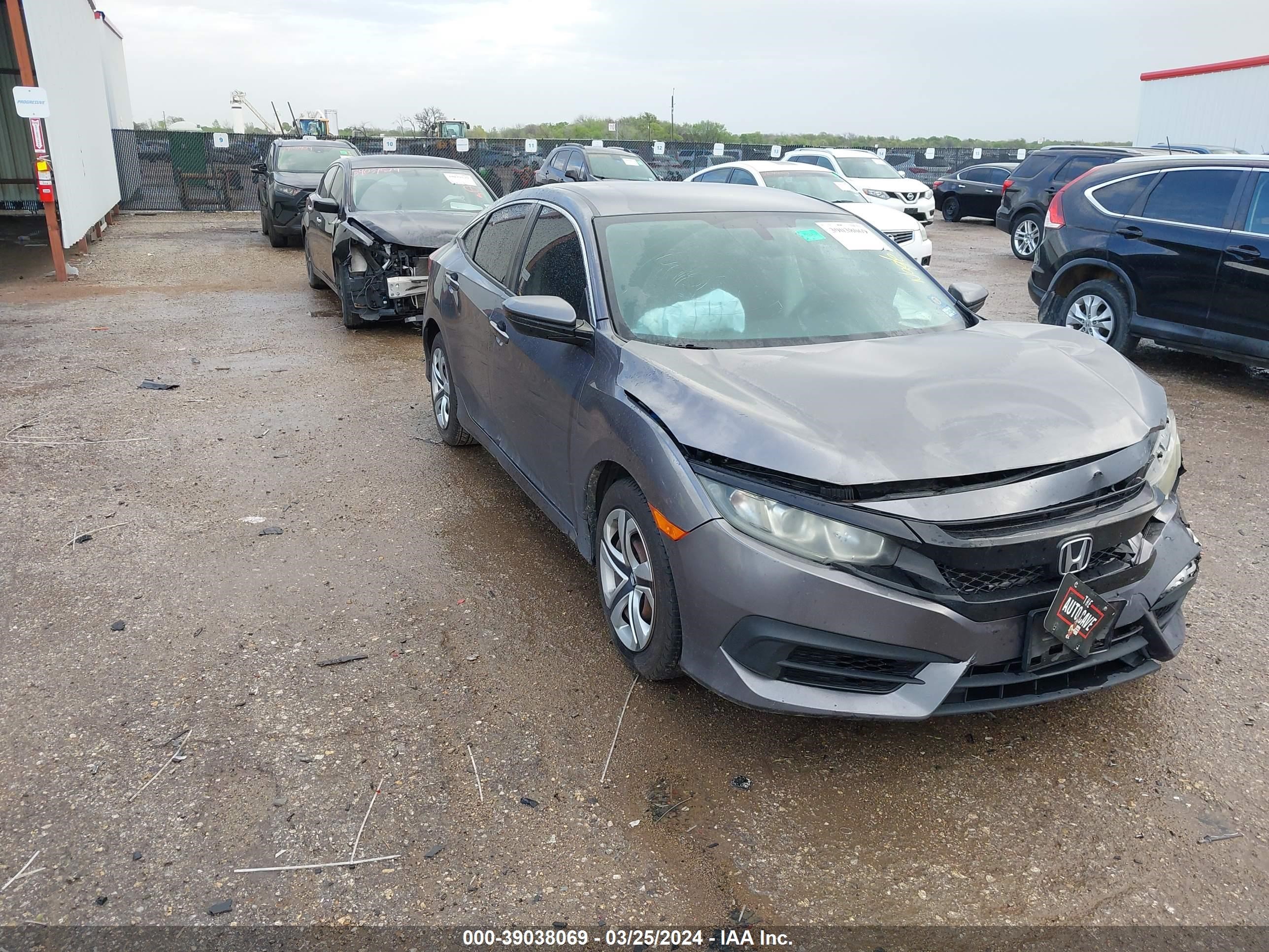 honda civic 2016 19xfc2f5xge221011