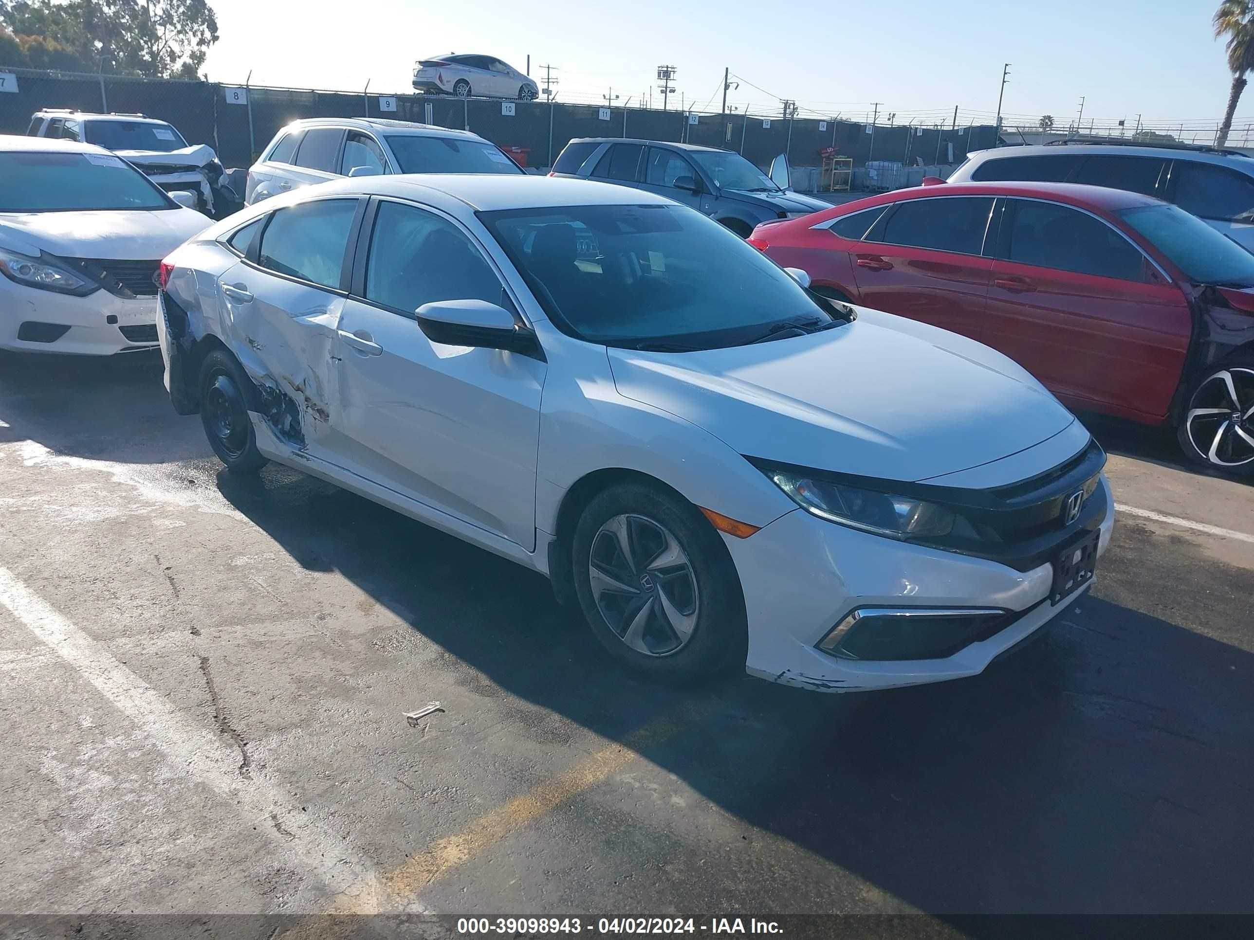 honda civic 2020 19xfc2f62le207347