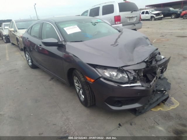 honda civic sedan 2018 19xfc2f66je005947