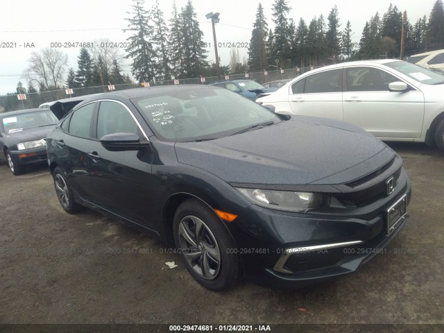 honda civic sedan 2020 19xfc2f66le216360