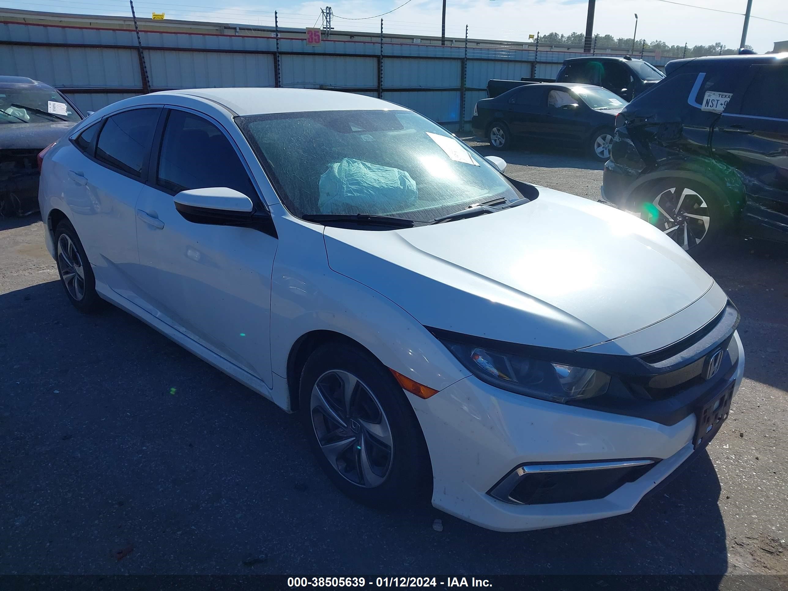 honda civic 2020 19xfc2f69le007307