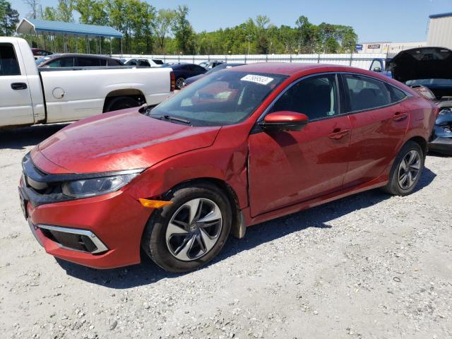 honda civic lx 2020 19xfc2f69le025290