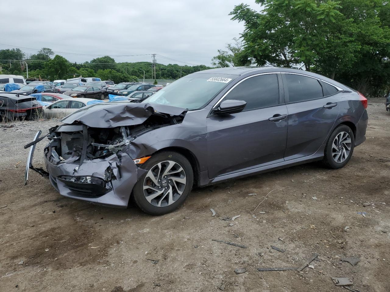 honda civic 2016 19xfc2f72ge095180