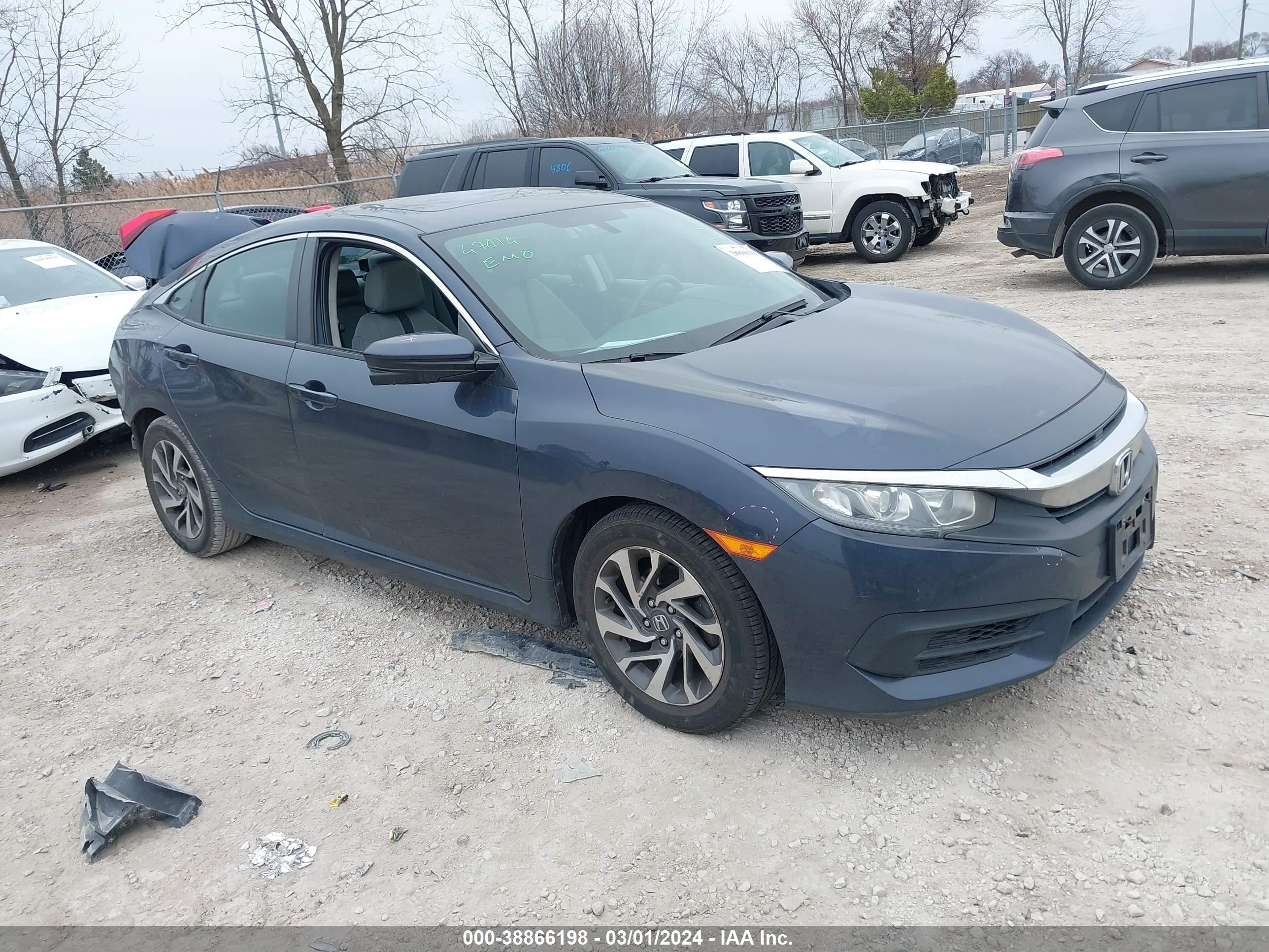 honda civic 2016 19xfc2f74ge088389