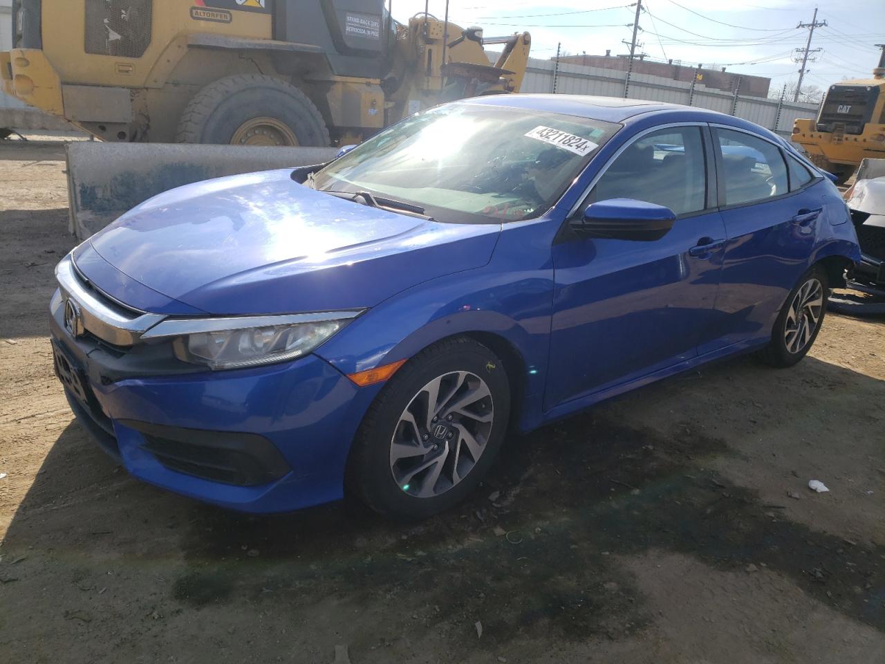 honda civic 2016 19xfc2f74ge210264