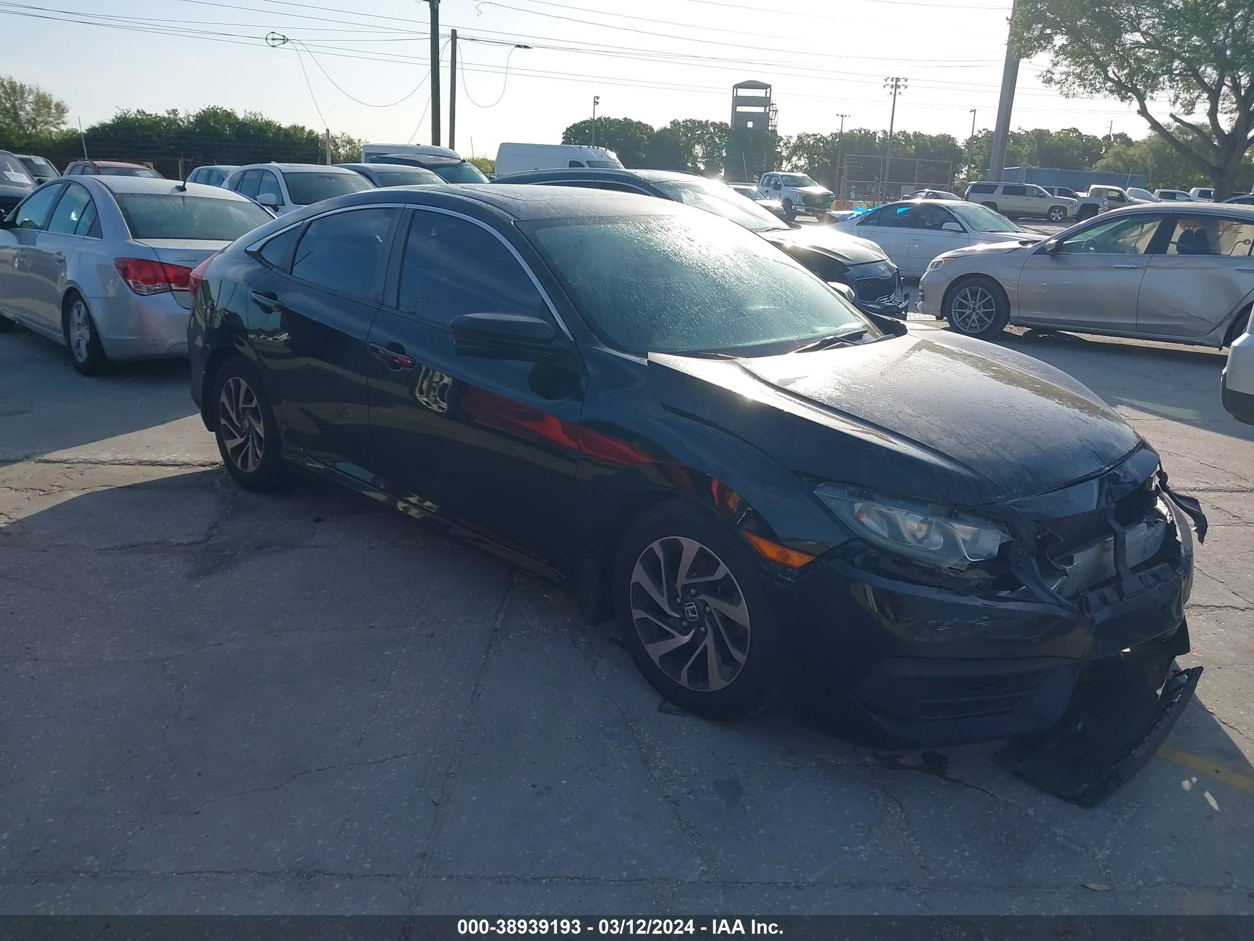 honda civic 2016 19xfc2f74ge210281