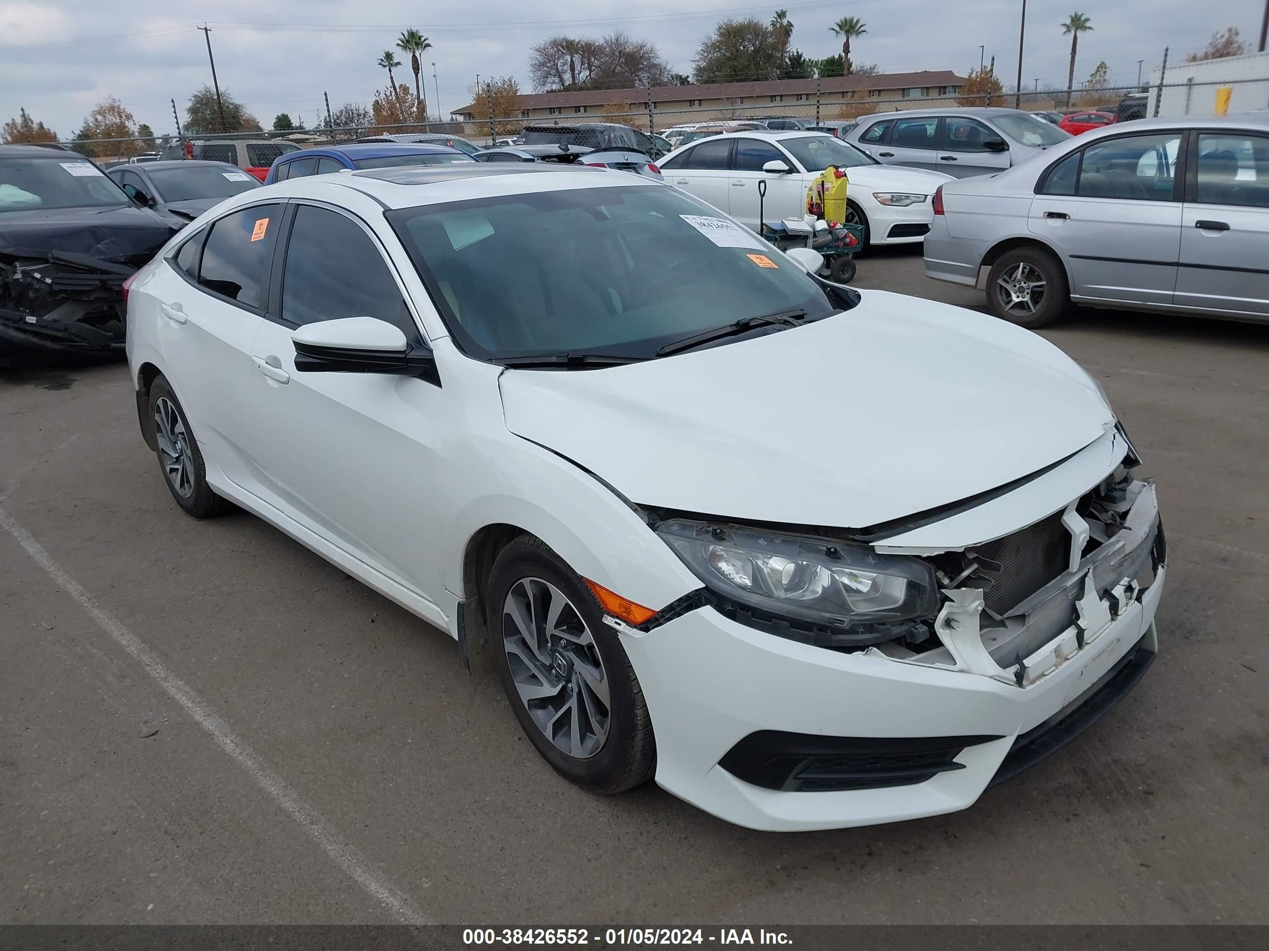 honda civic 2017 19xfc2f74he024807