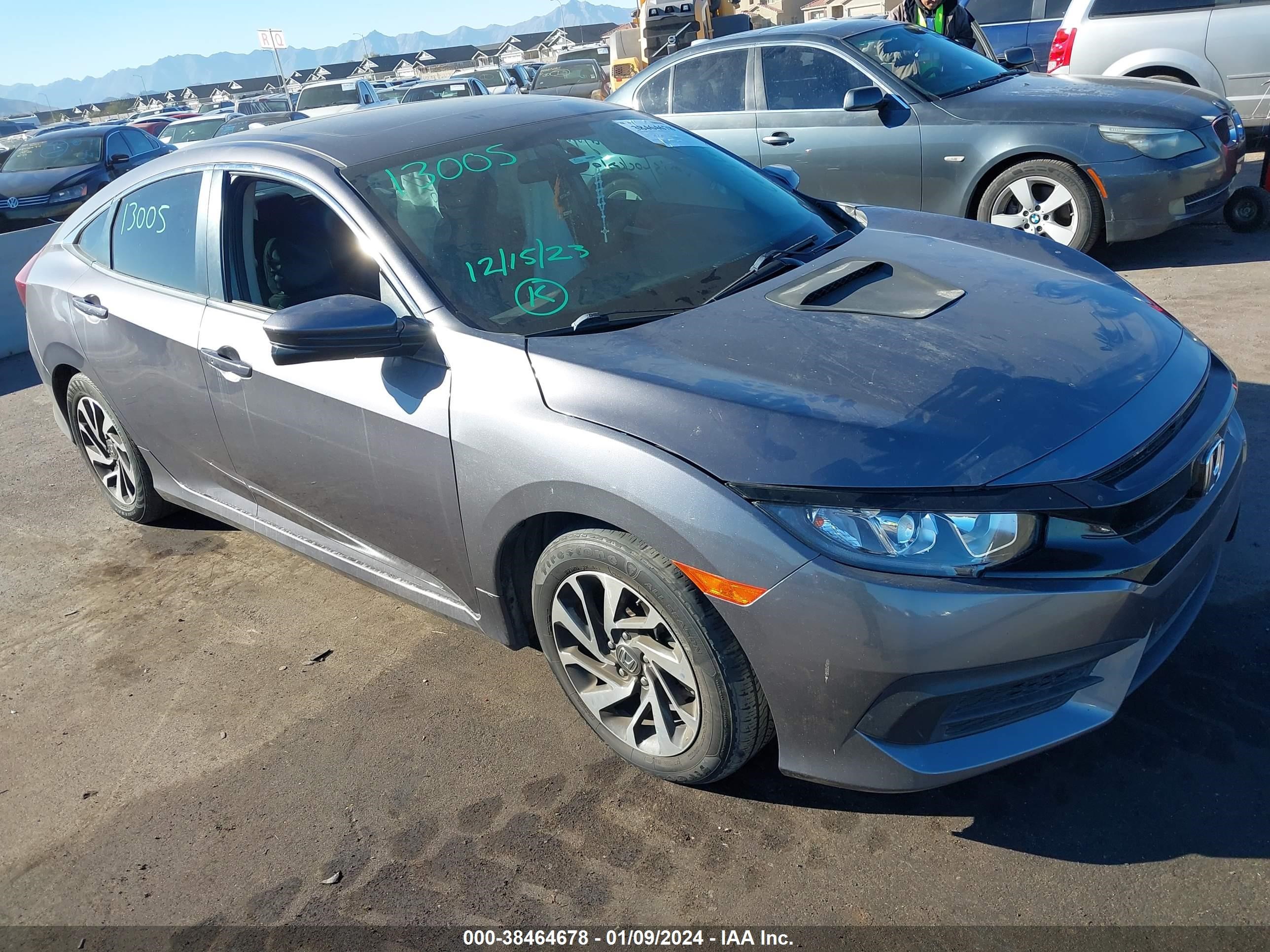 honda civic 2017 19xfc2f74he039226