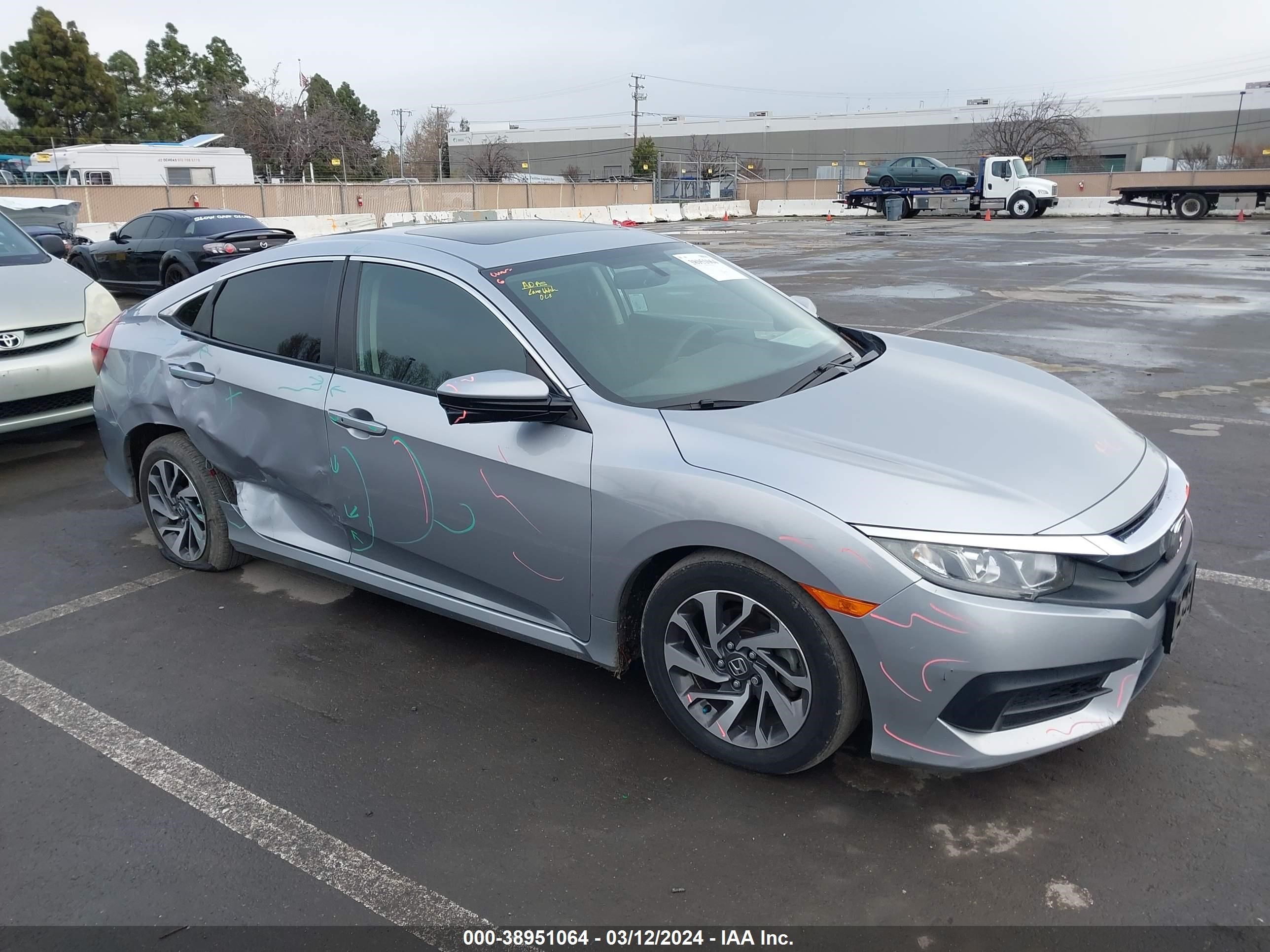 honda civic 2016 19xfc2f75ge210841