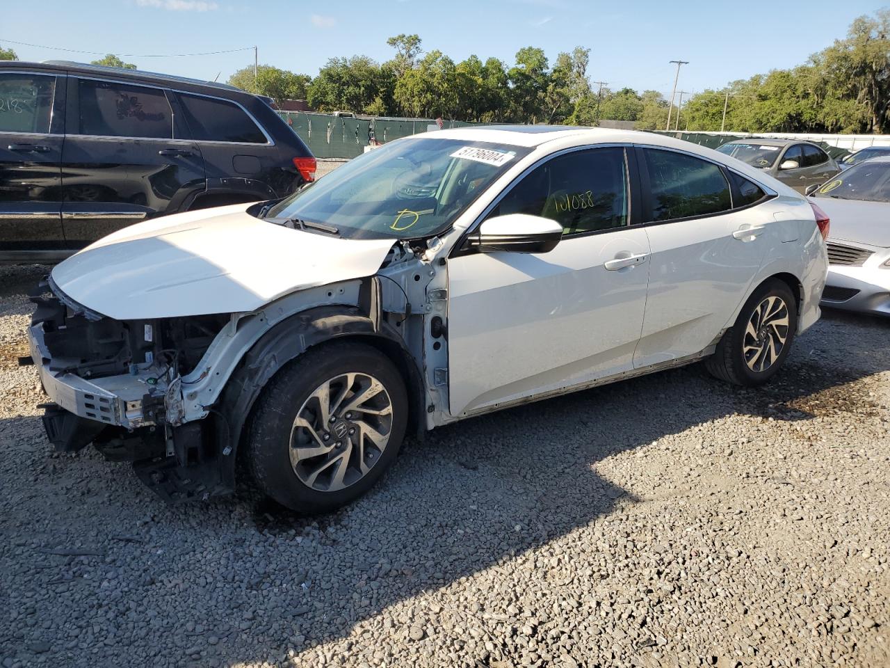 honda civic 2017 19xfc2f76he078450