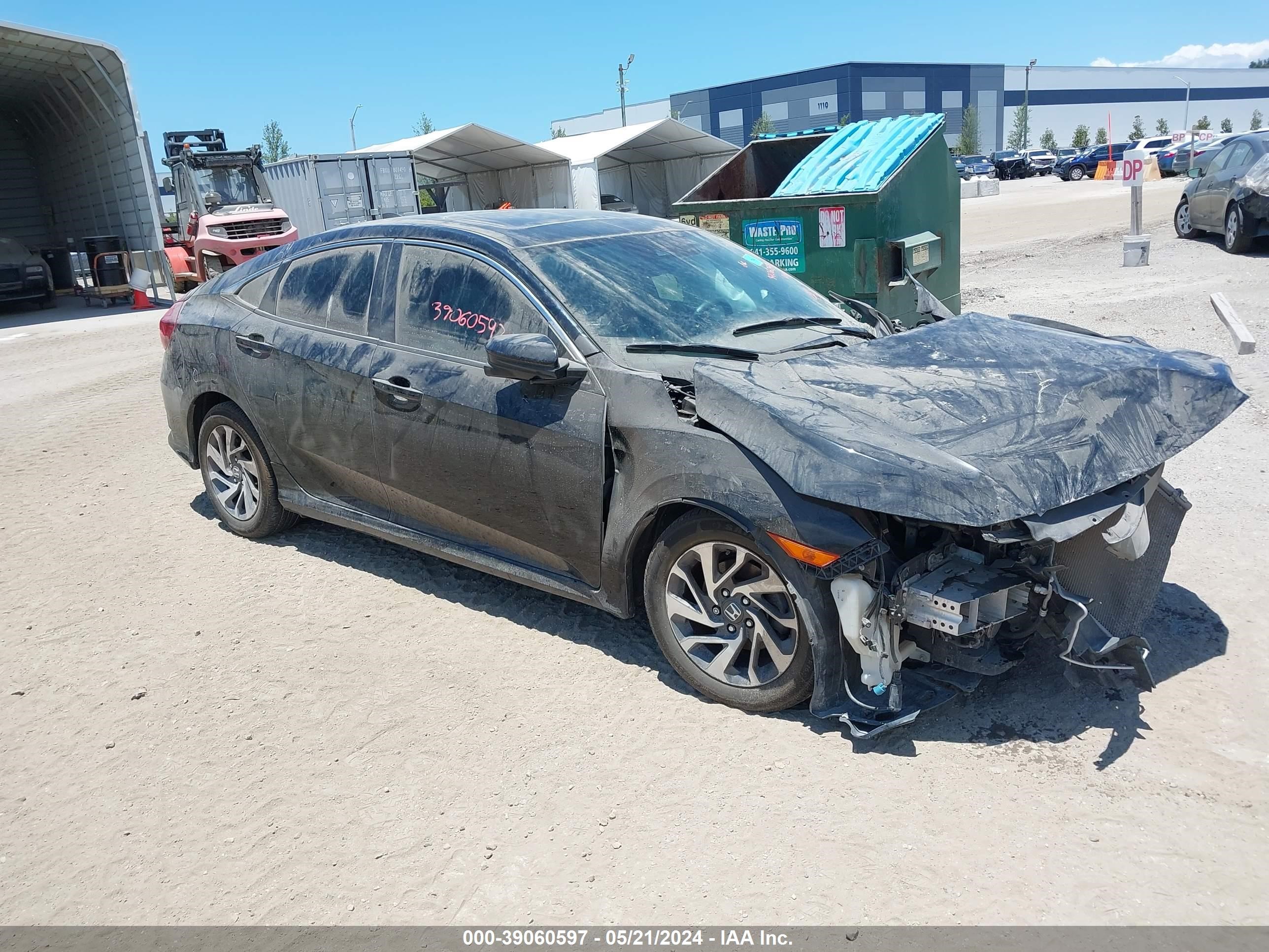 honda civic 2017 19xfc2f81he059541