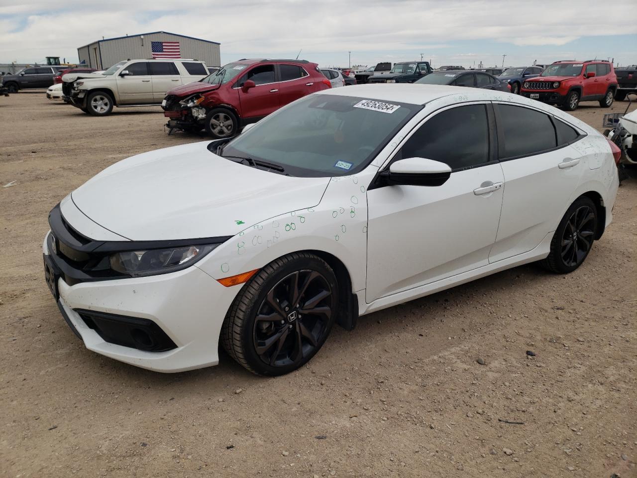 honda civic 2020 19xfc2f84le023562